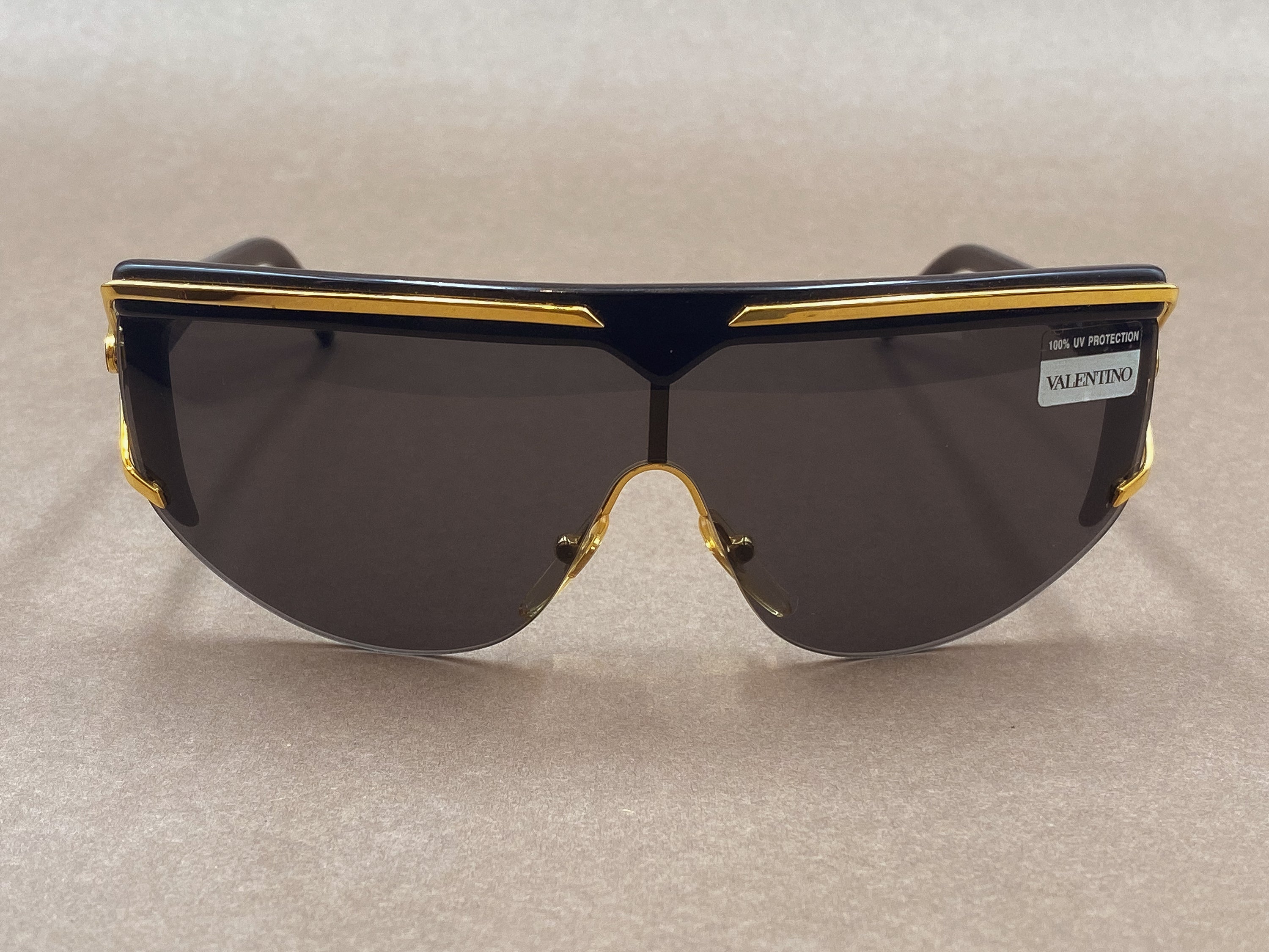 Valentino V568 80s vintage shield sunglasses