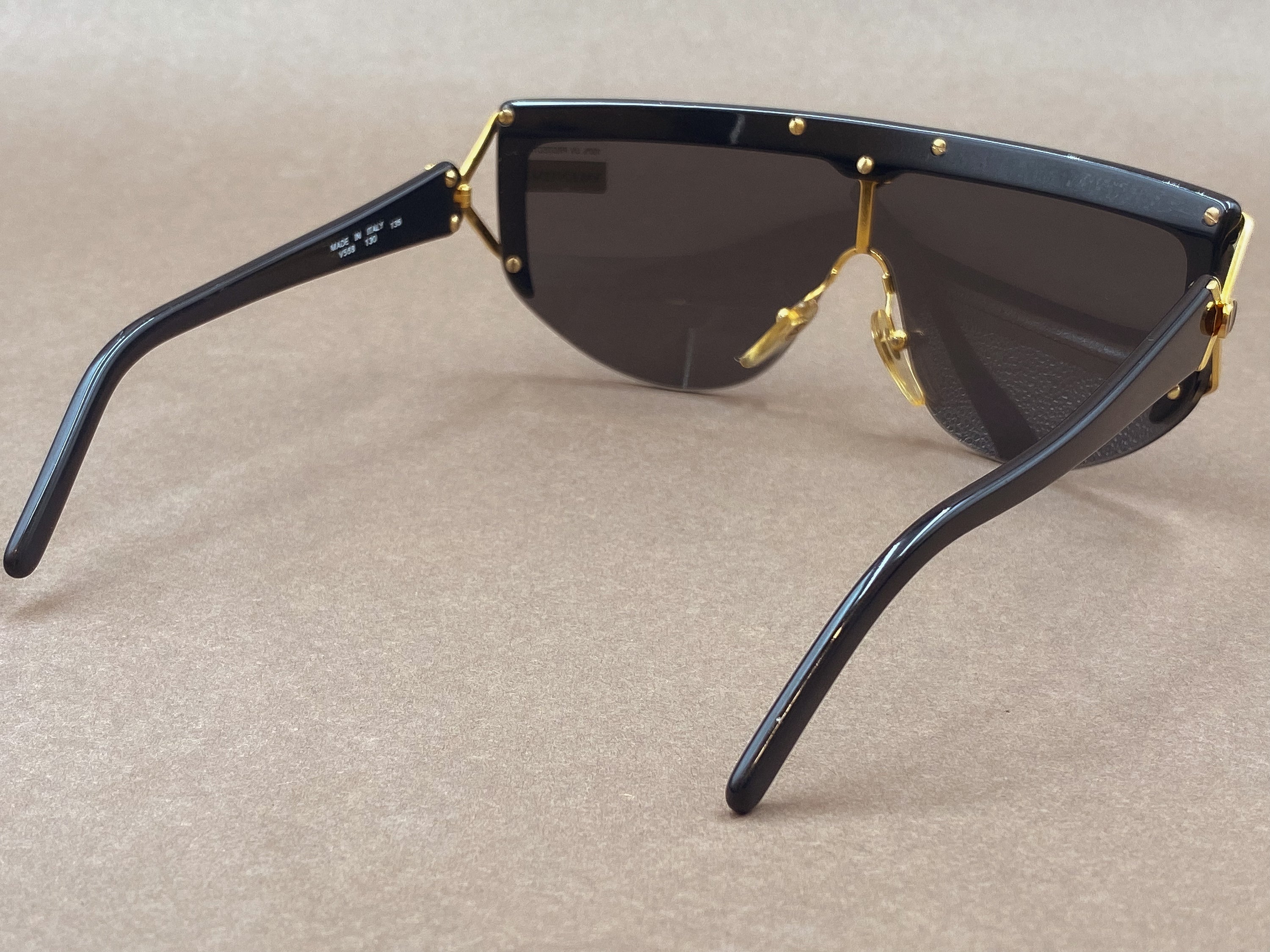 Valentino V568 80s vintage shield sunglasses