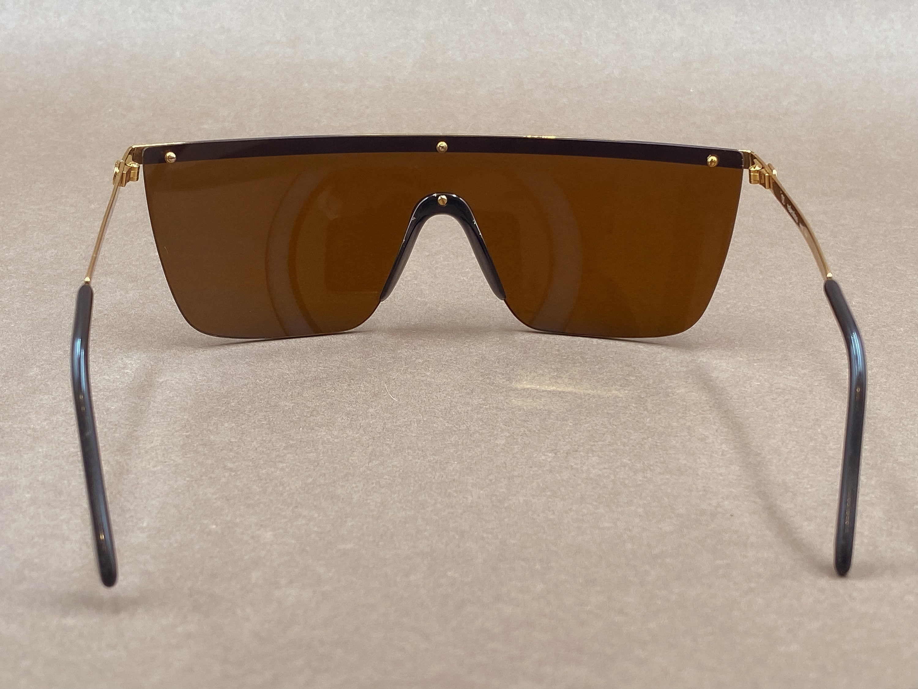 Valentino V598 80s vintage shield sunglasses