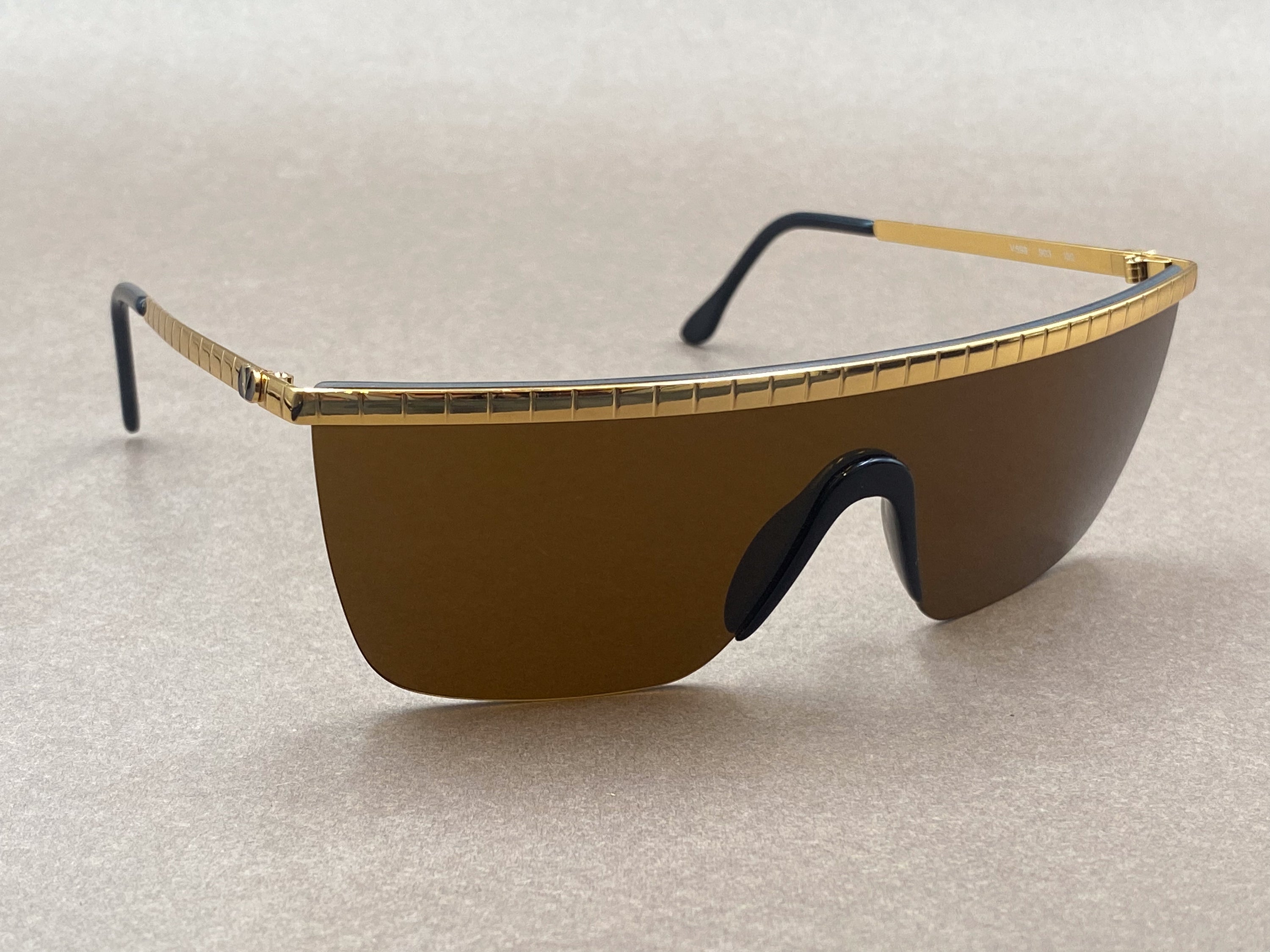 Valentino V598 80s vintage shield sunglasses