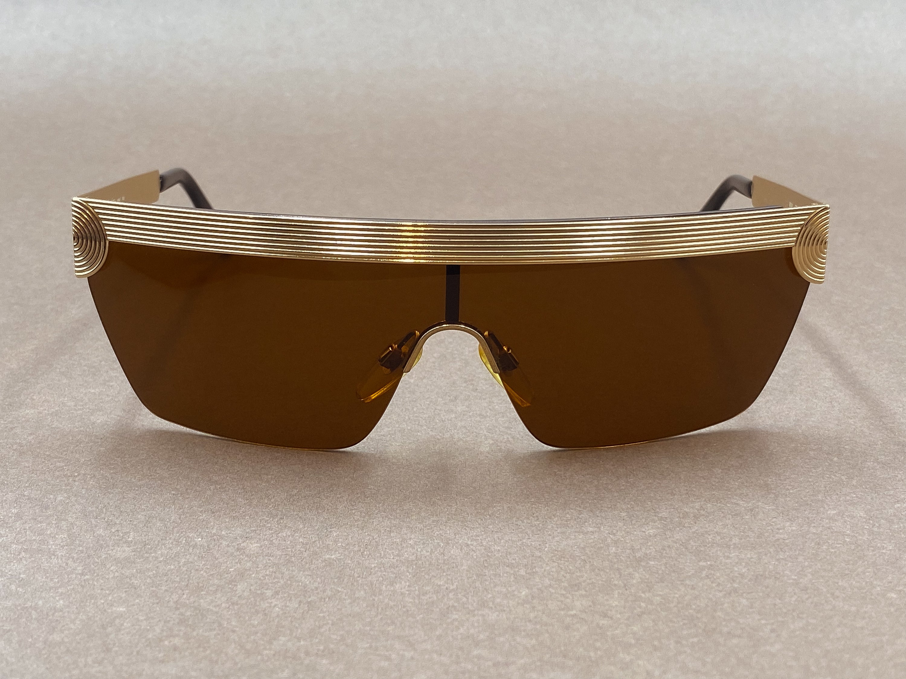 Valentino V614 vintage 80s shield sunglasses