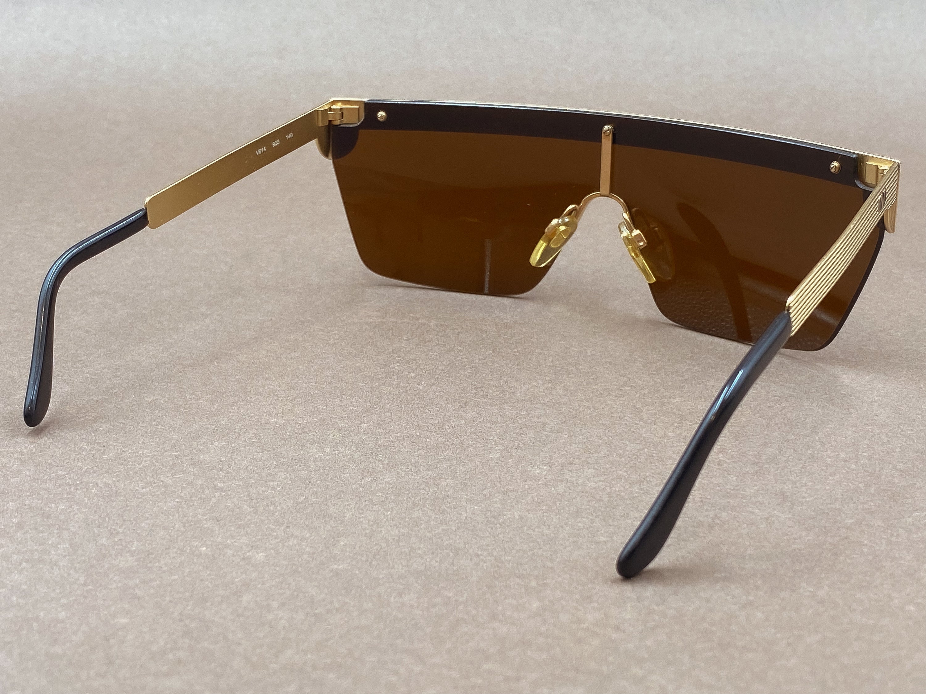 Valentino V614 vintage 80s shield sunglasses