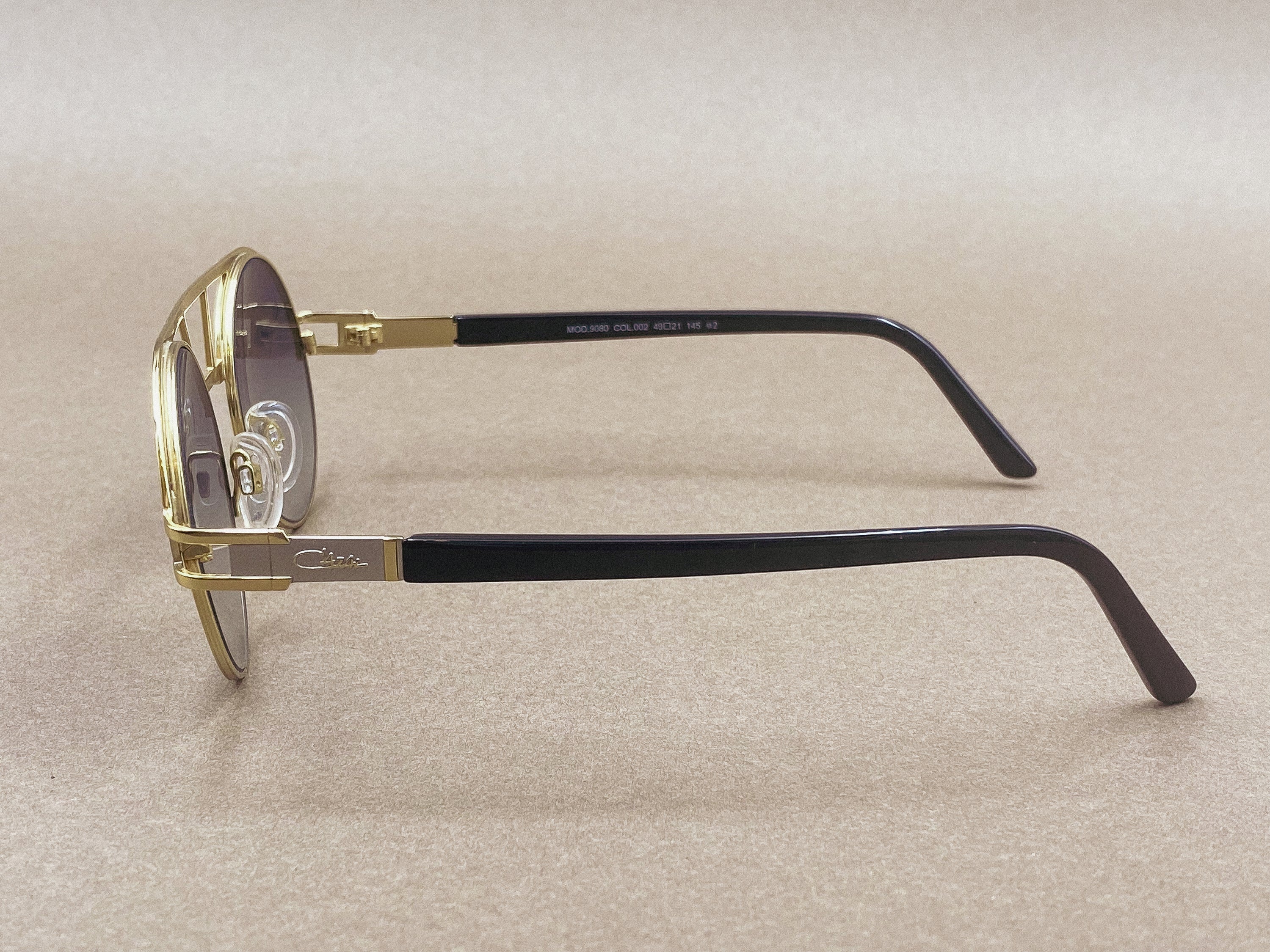 Cazal 9080 gold plated sunglasses