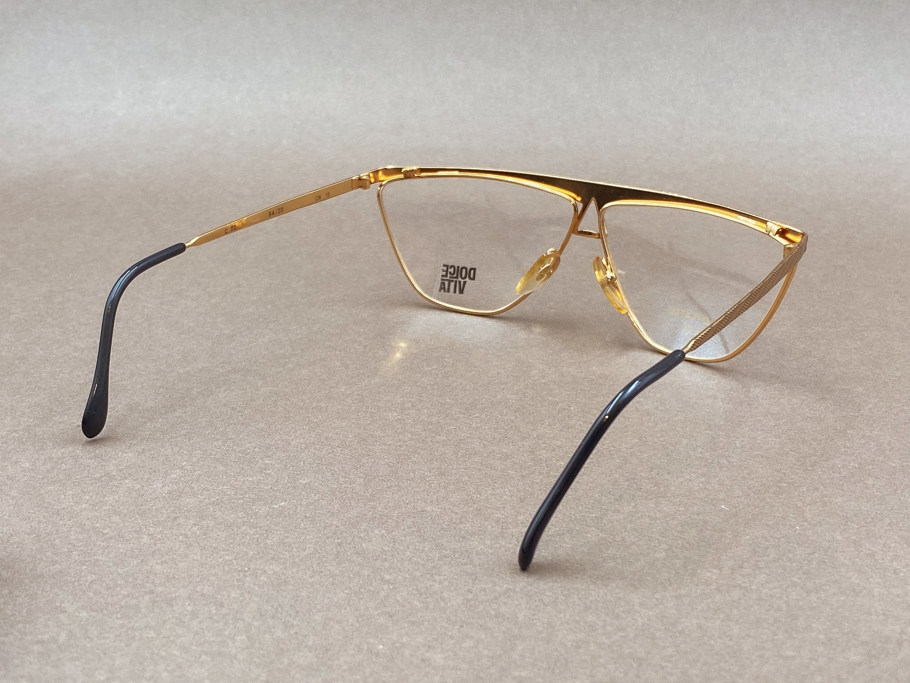 Casanova CN 13 80s gold plated vintage glasses