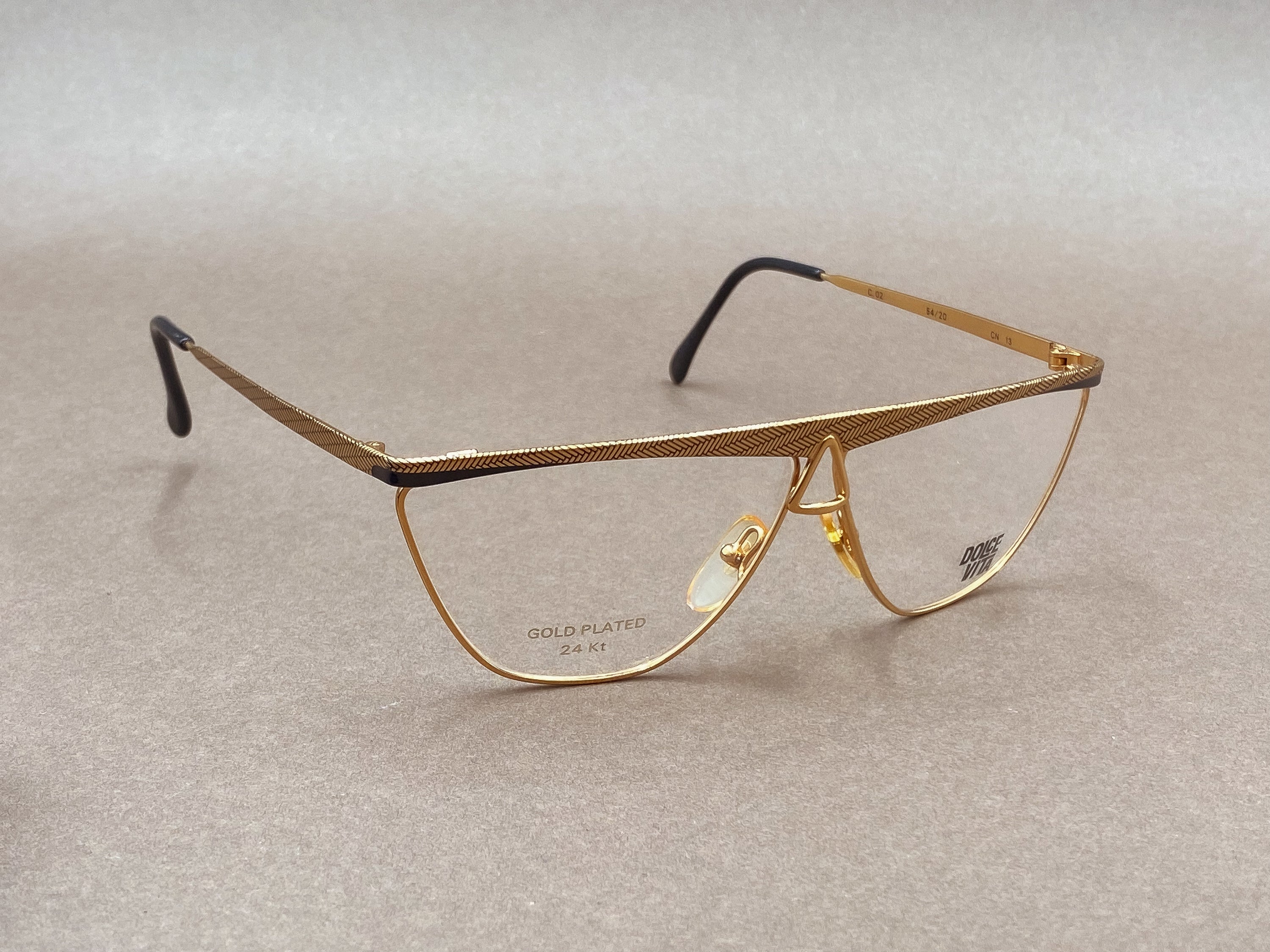 Casanova CN 13 80s gold plated vintage glasses