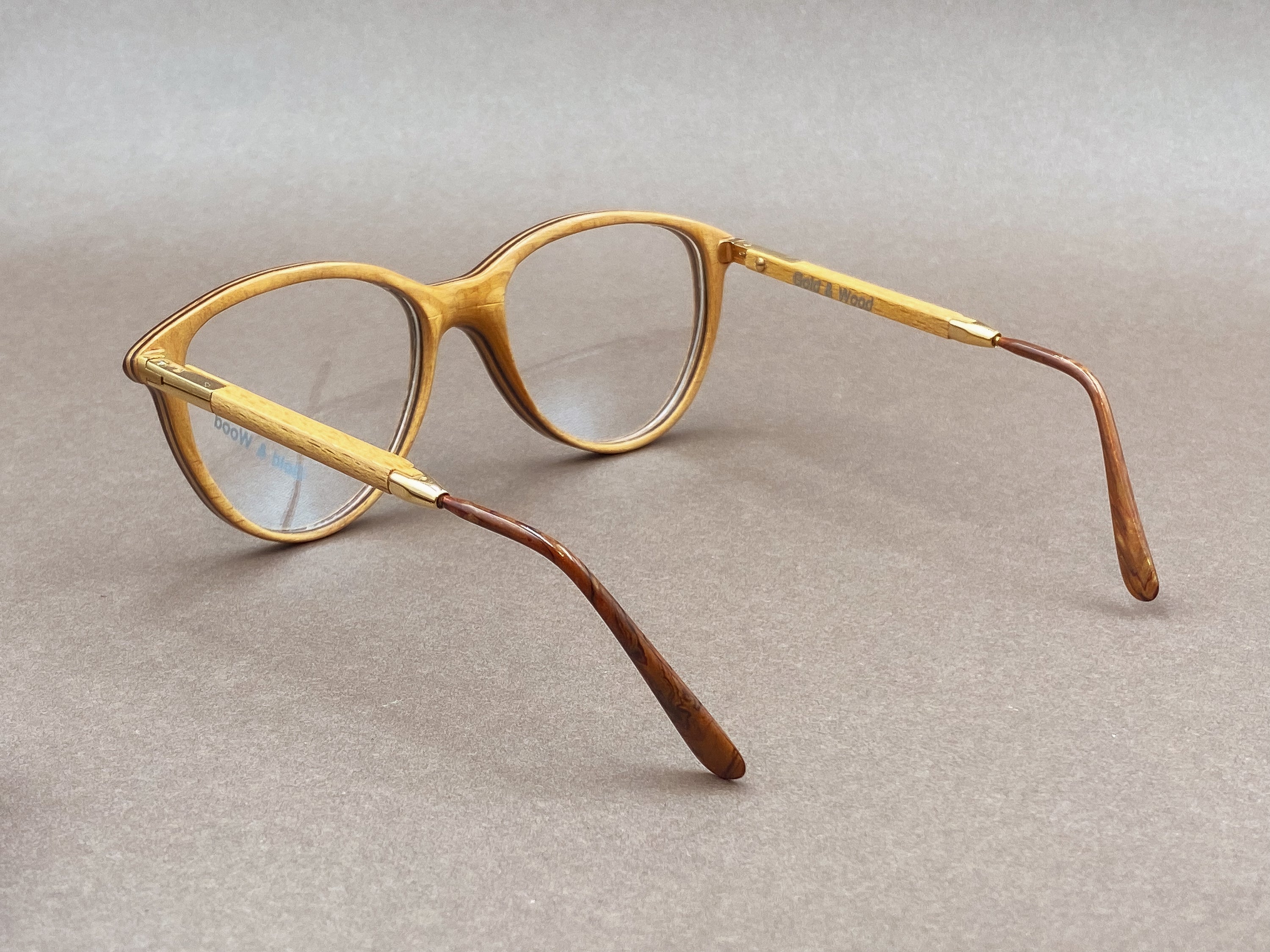 Gold & Wood 1084 PF 90s vintage glasses