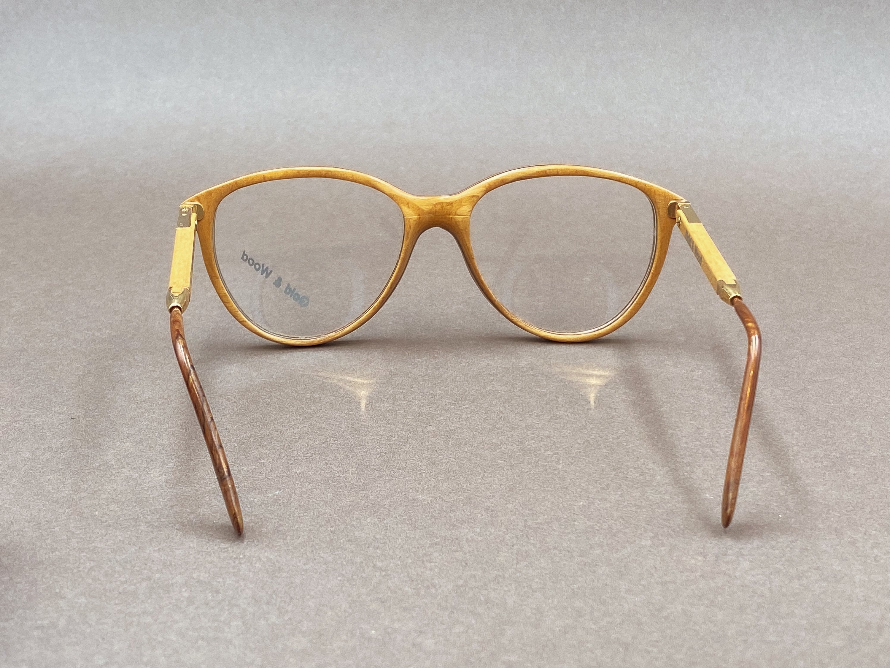 Gold & Wood 1084 PF 90s vintage glasses