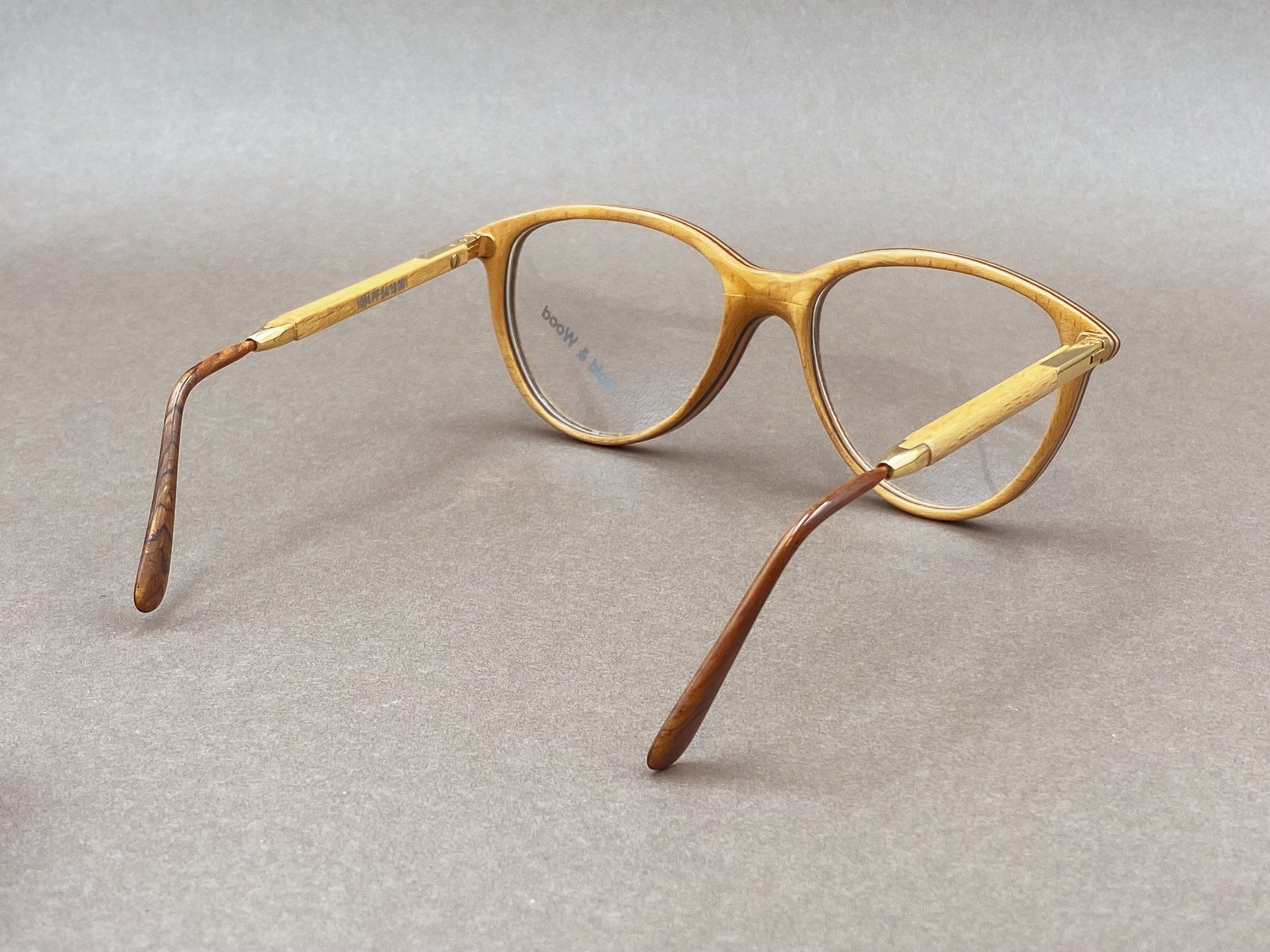 Gold & Wood 1084 PF 90s vintage glasses