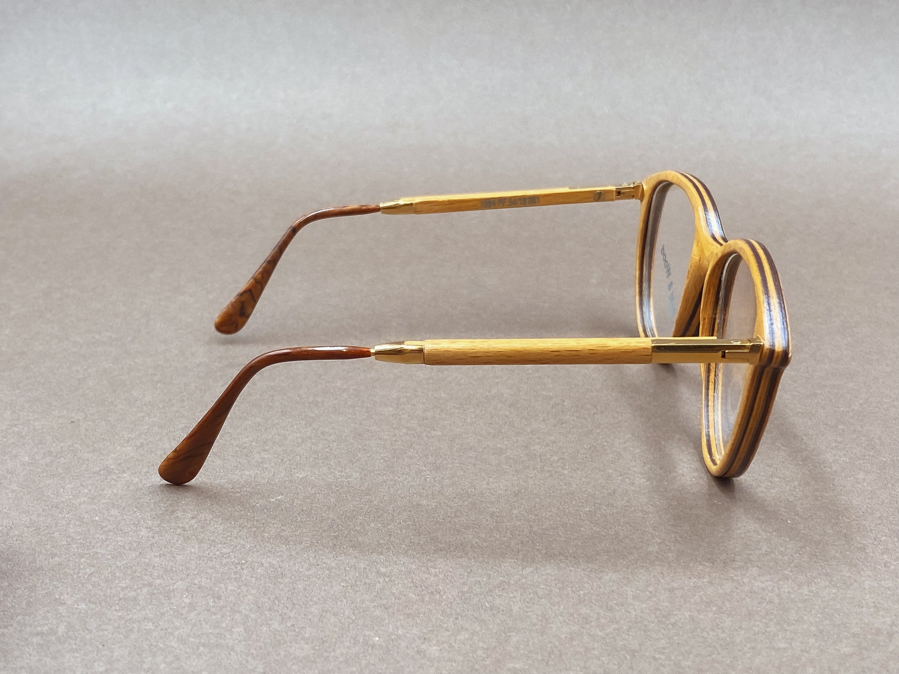 Gold & Wood 1084 PF 90s vintage glasses