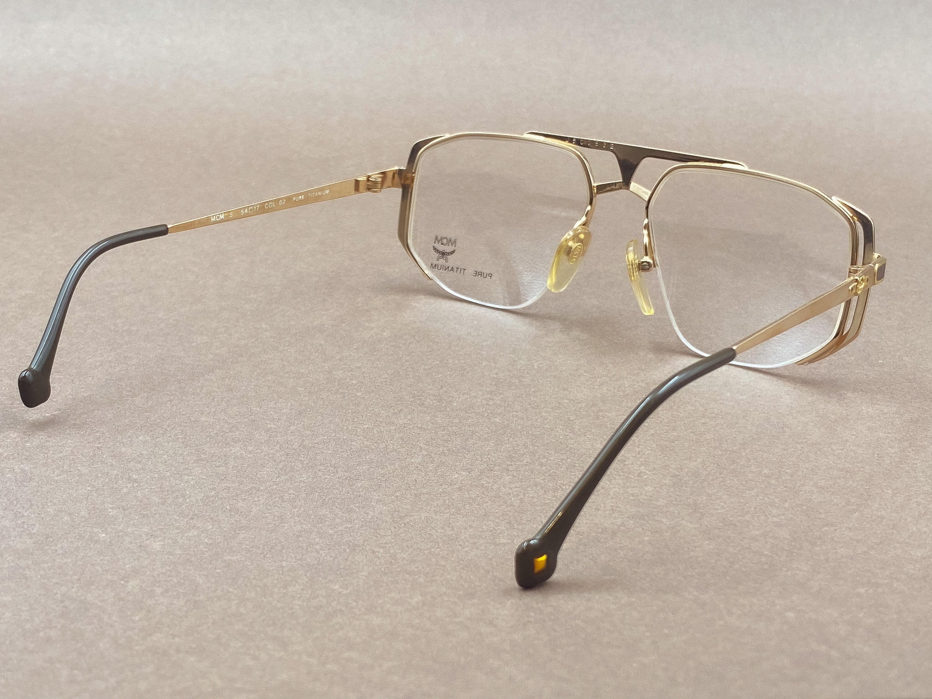 MCM 5 80s vintage glasses