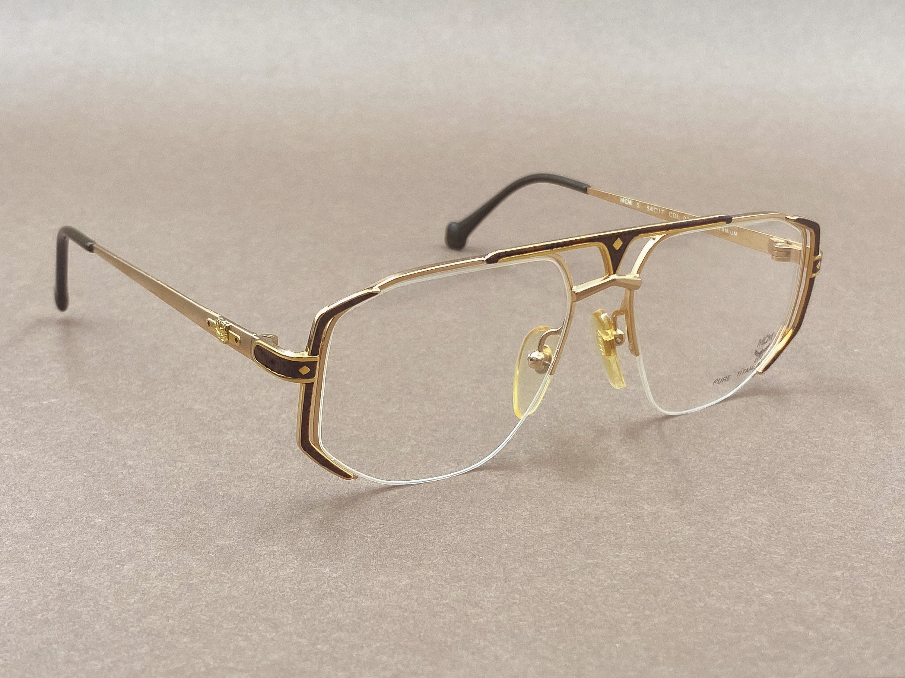 MCM 5 80s vintage glasses