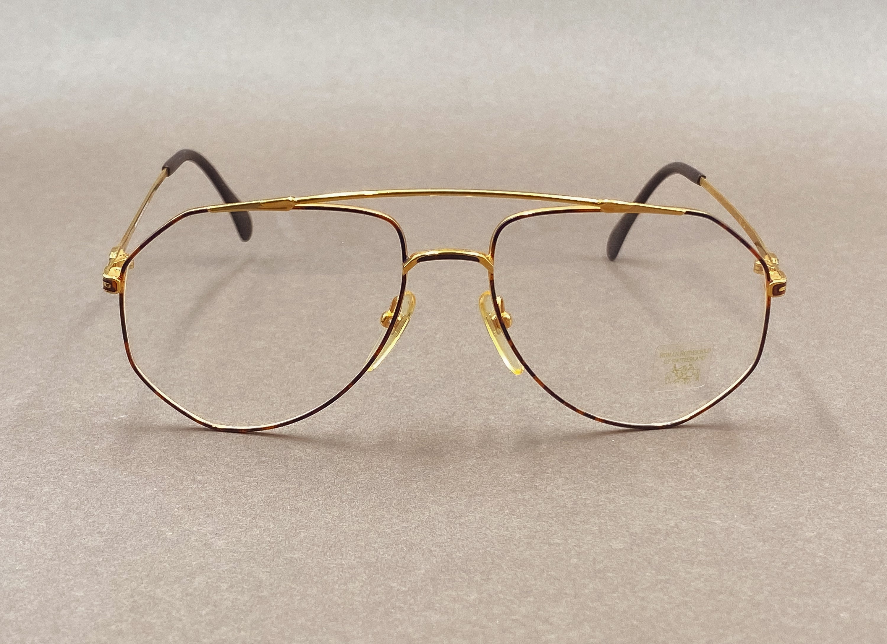 Roman Rothschild R19 80s vintage glasses