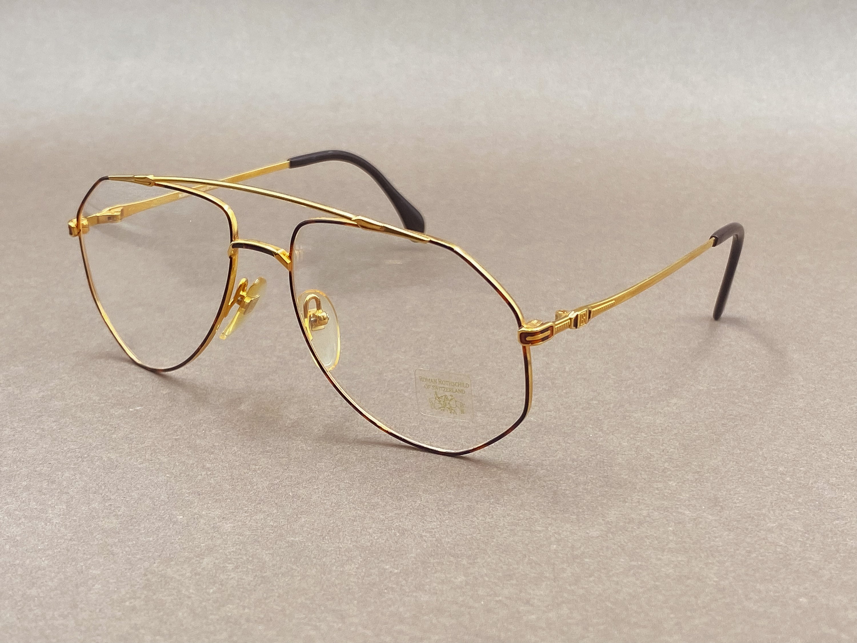 Roman Rothschild R19 80s vintage glasses