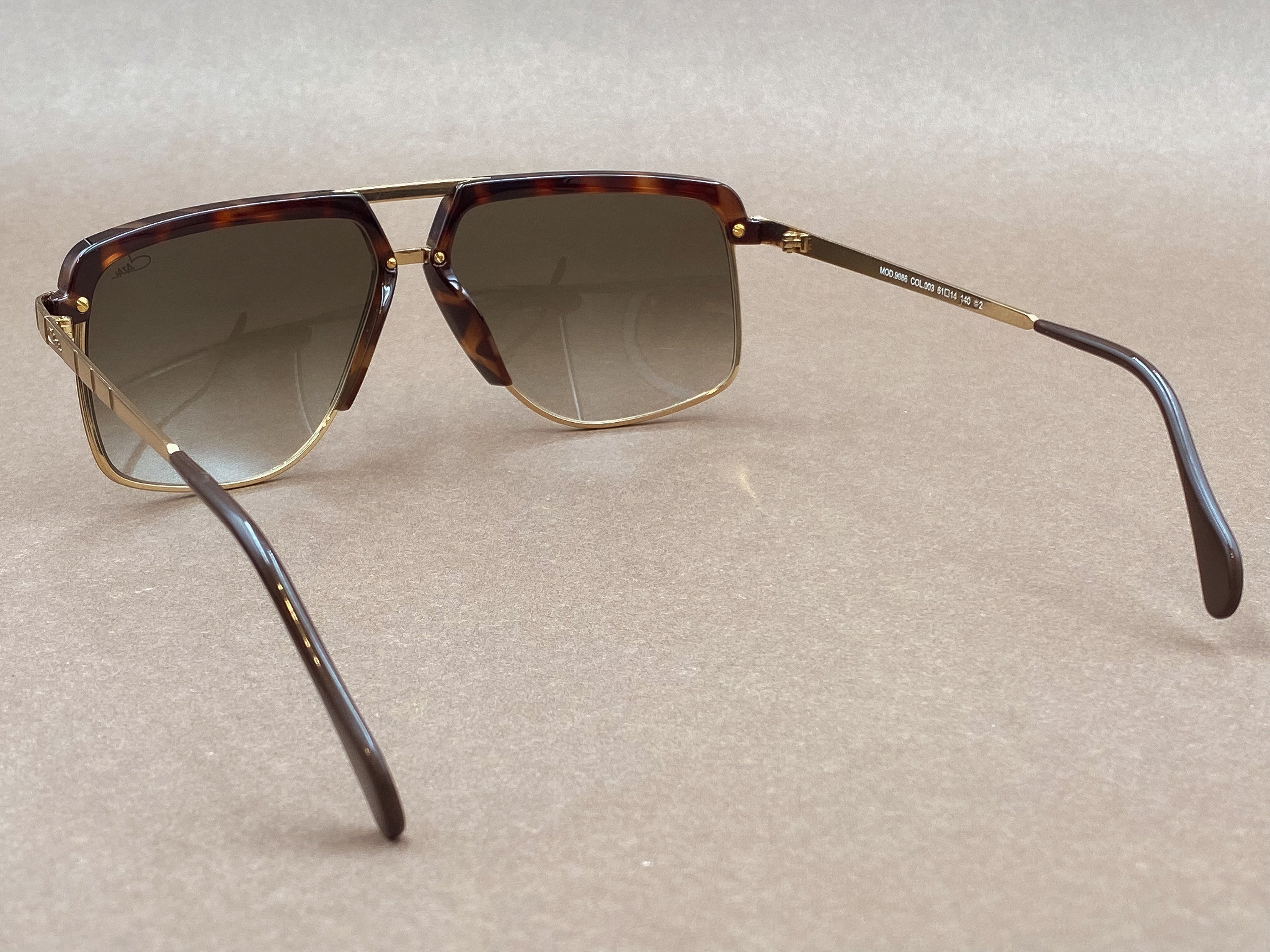 Cazal 9086 gold plated sunglasses