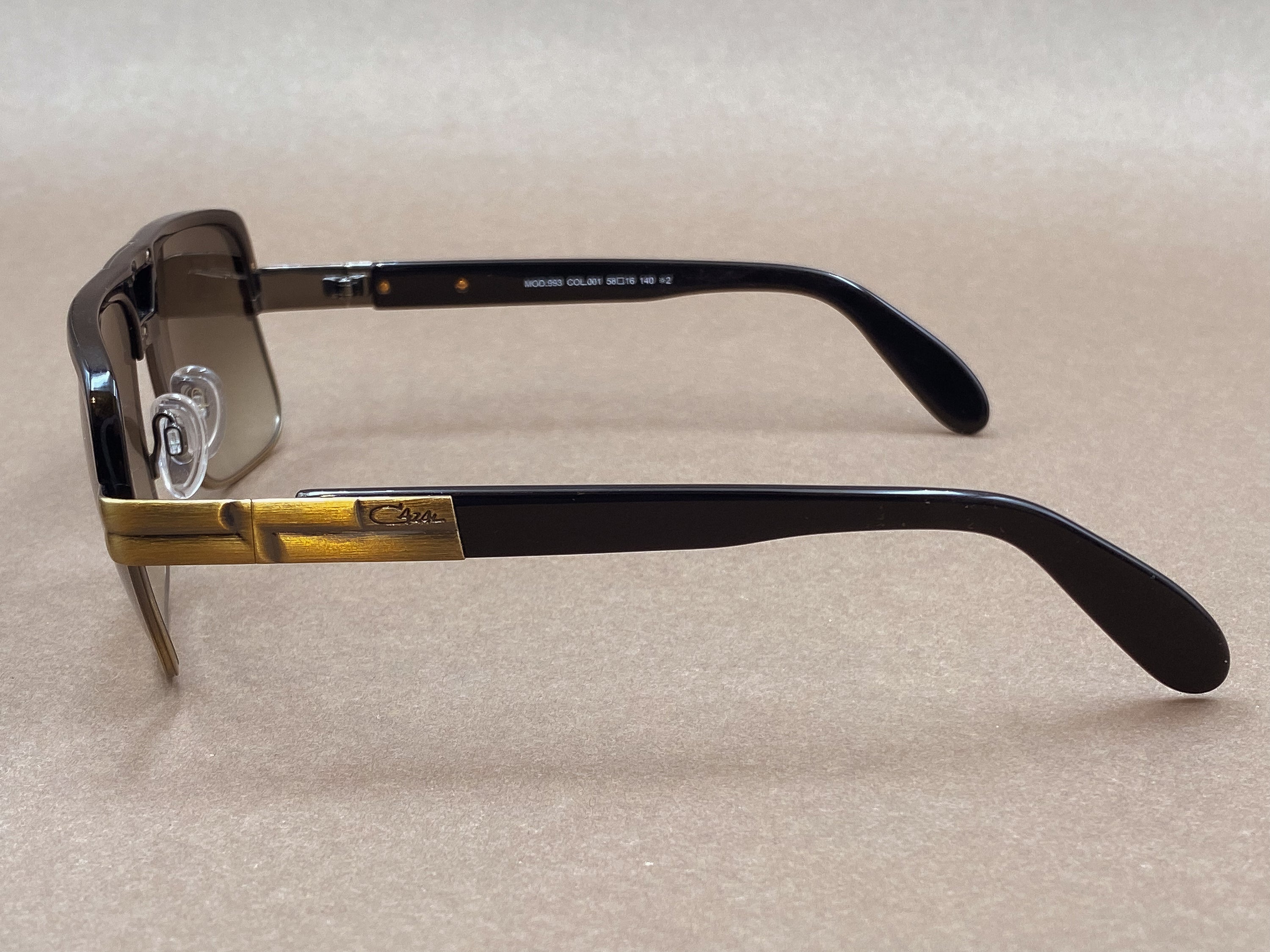 Cazal 993 gold plated sunglasses