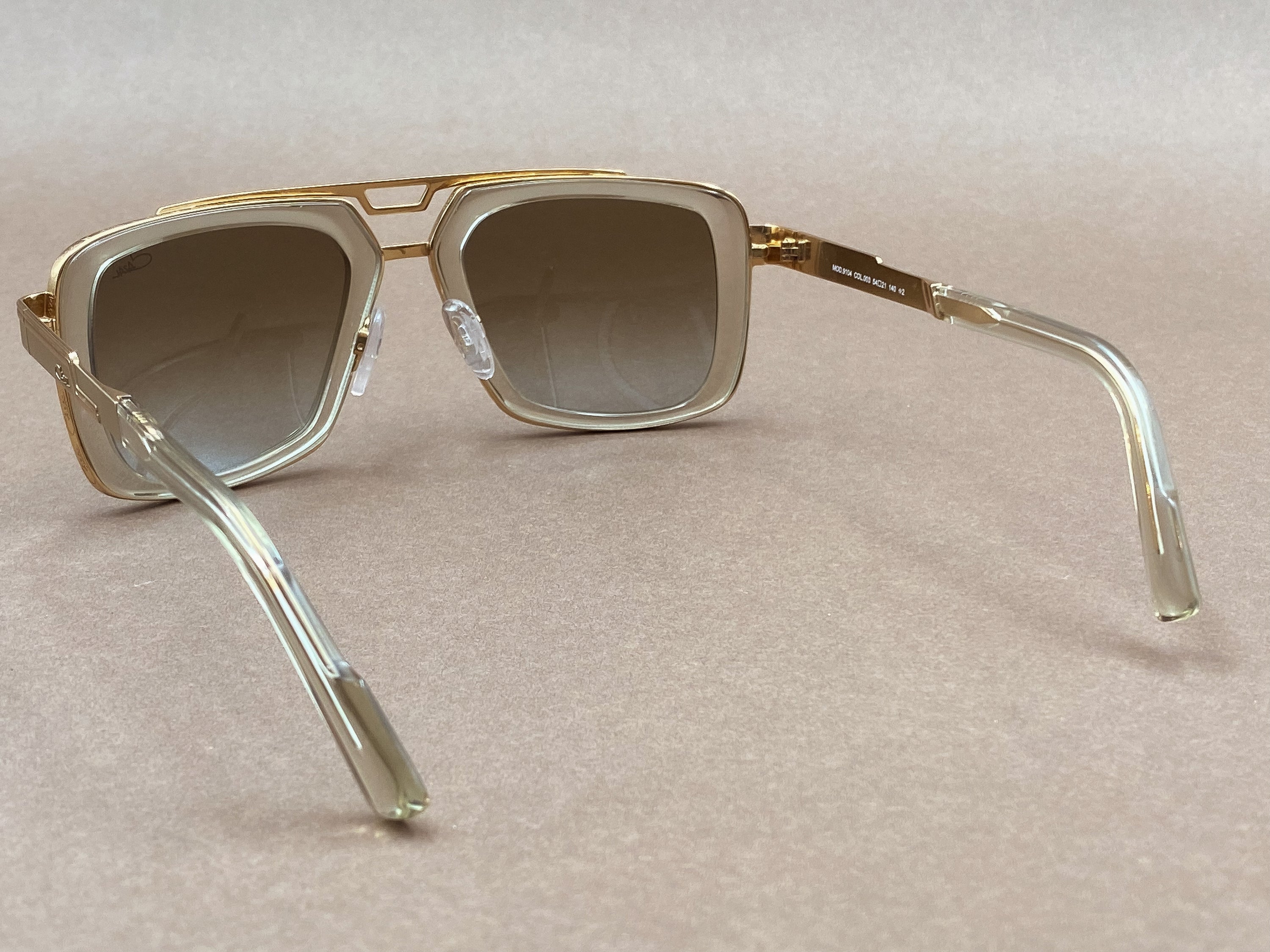 Cazal 9104 gold plated sunglasses