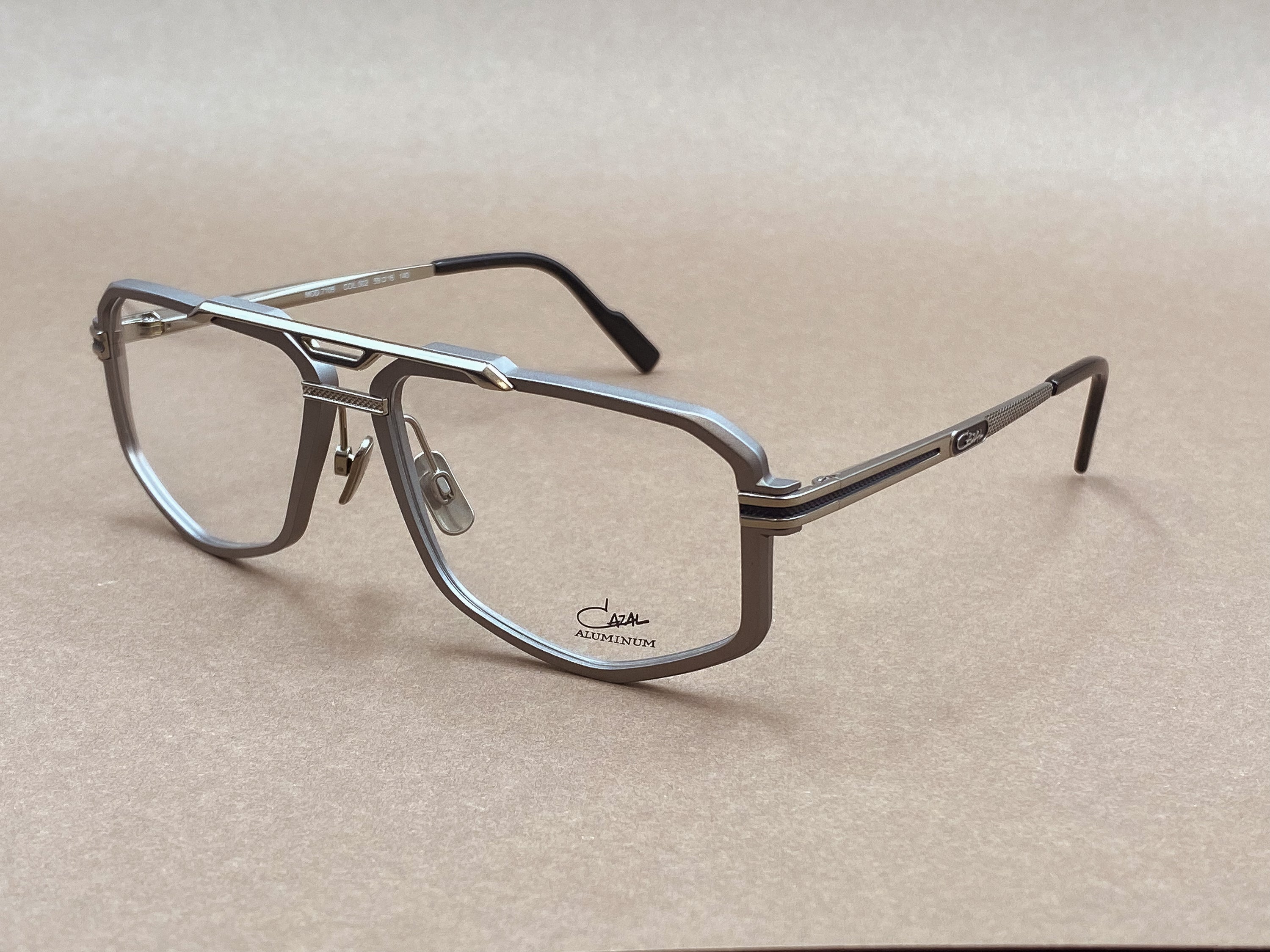 Cazal 7106 titanium/aluminium glasses