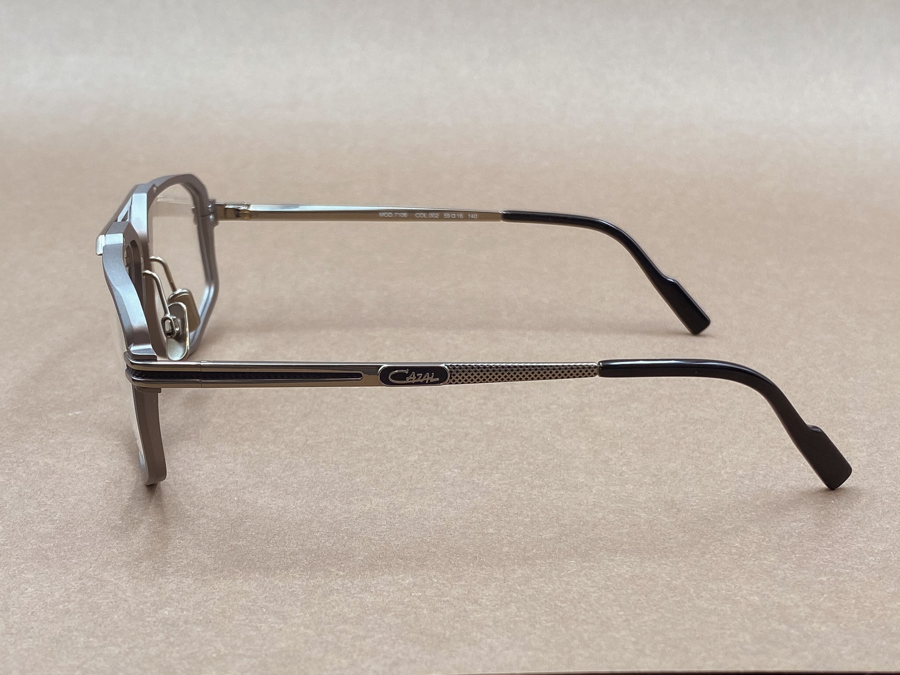 Cazal 7106 titanium/aluminium glasses