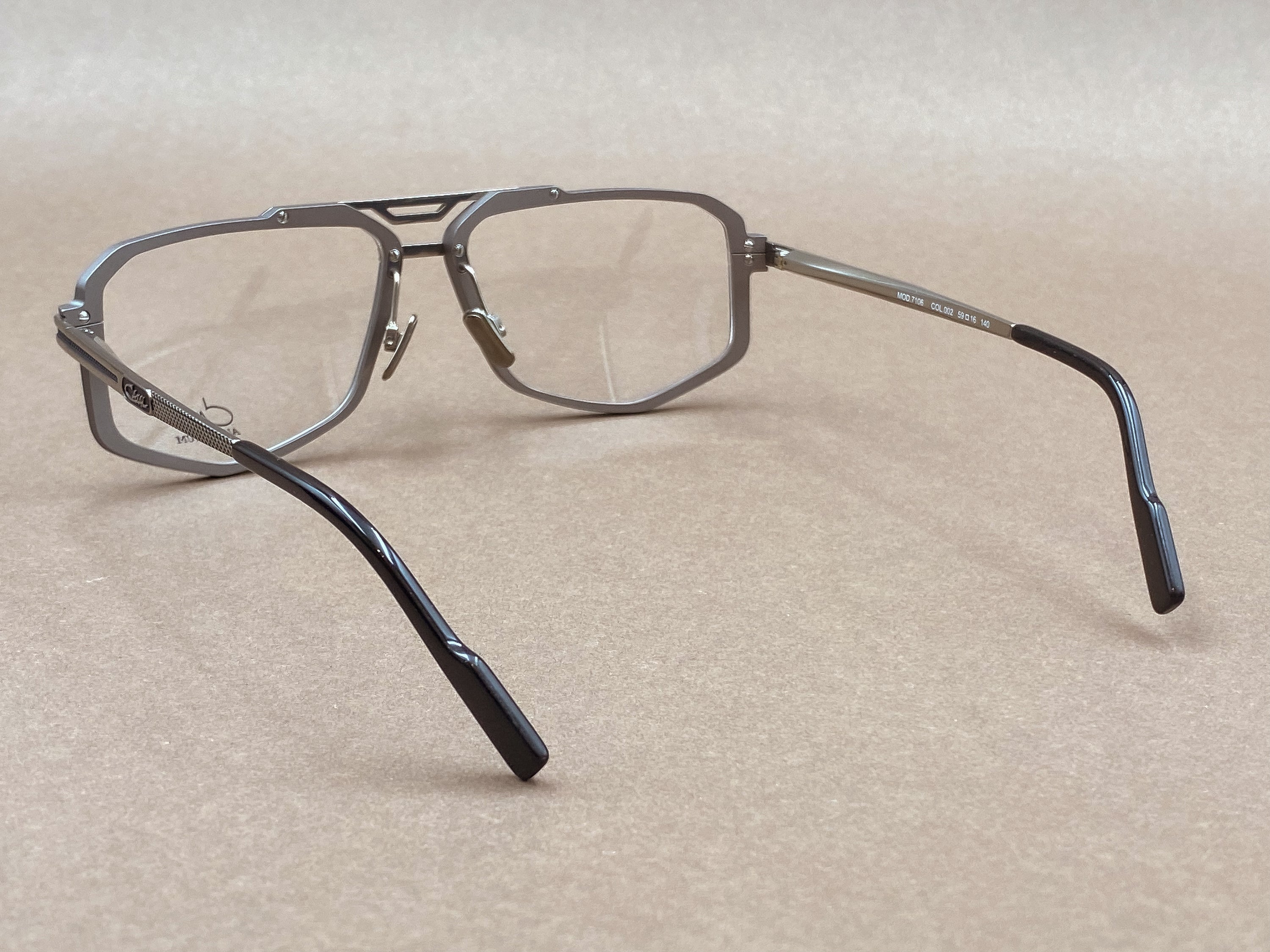 Cazal 7106 titanium/aluminium glasses