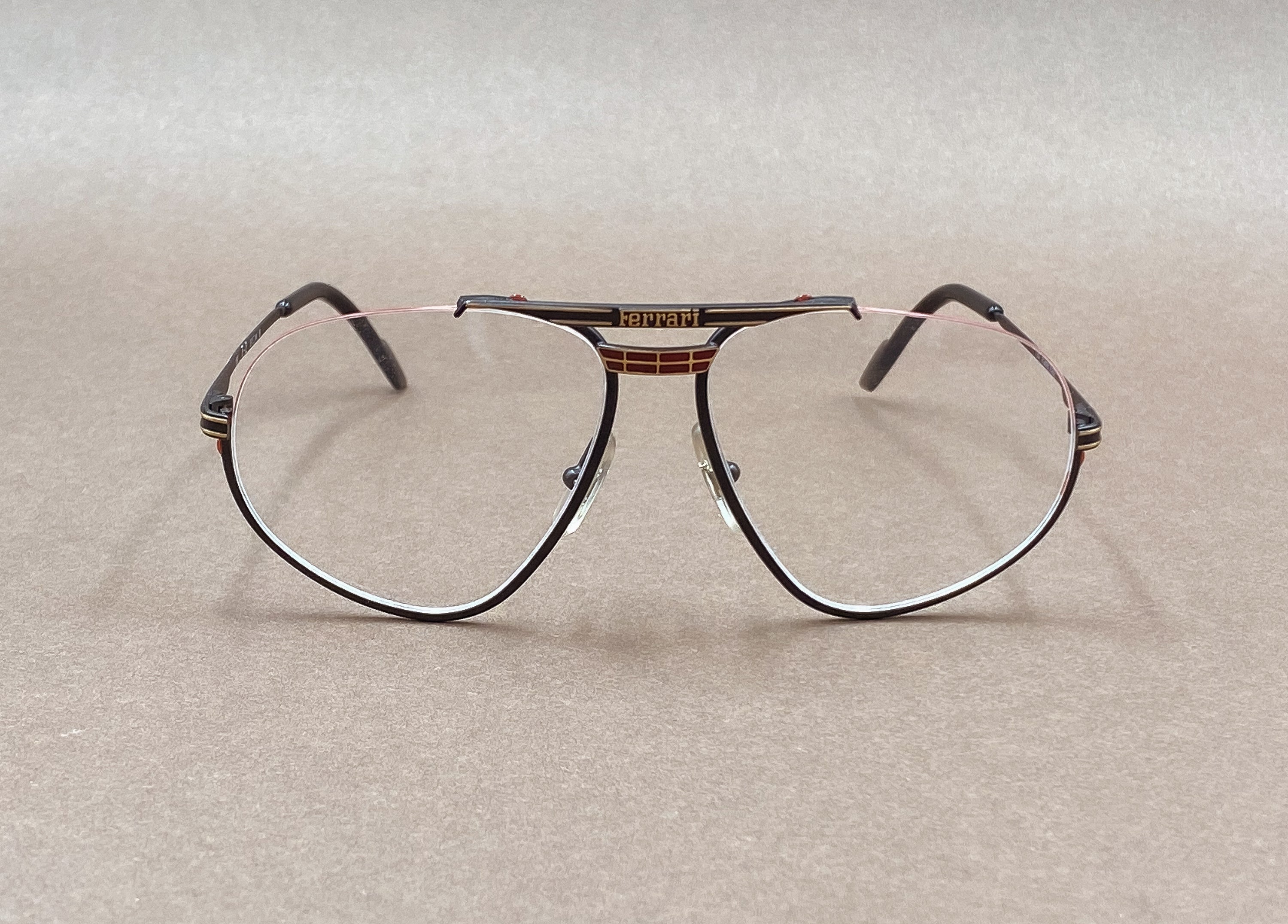 Ferrari F-2 80s vintage glasses