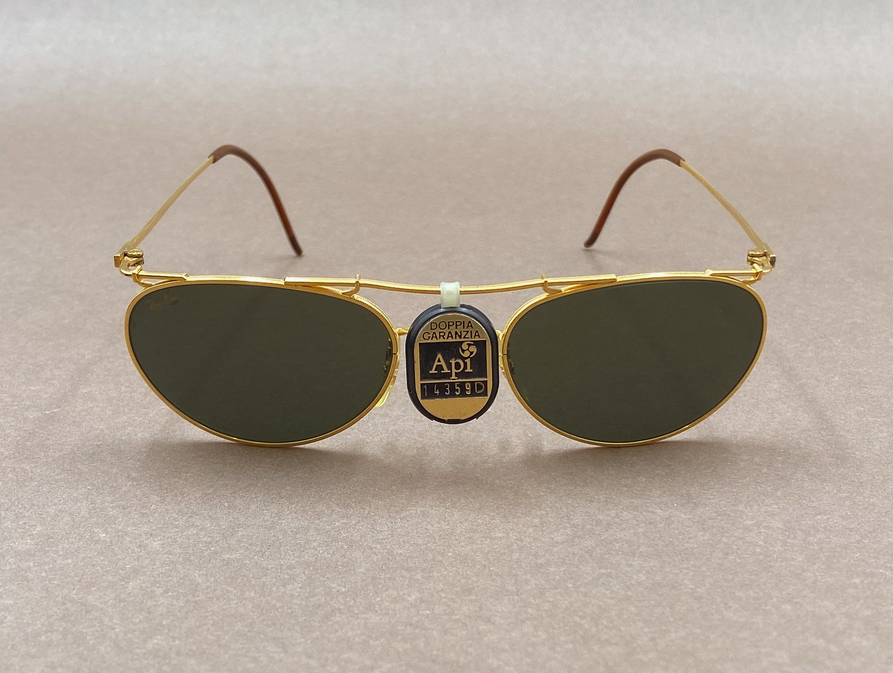 Ray-Ban W1759 Deco Metals Wrap 90s vintage sunglasses