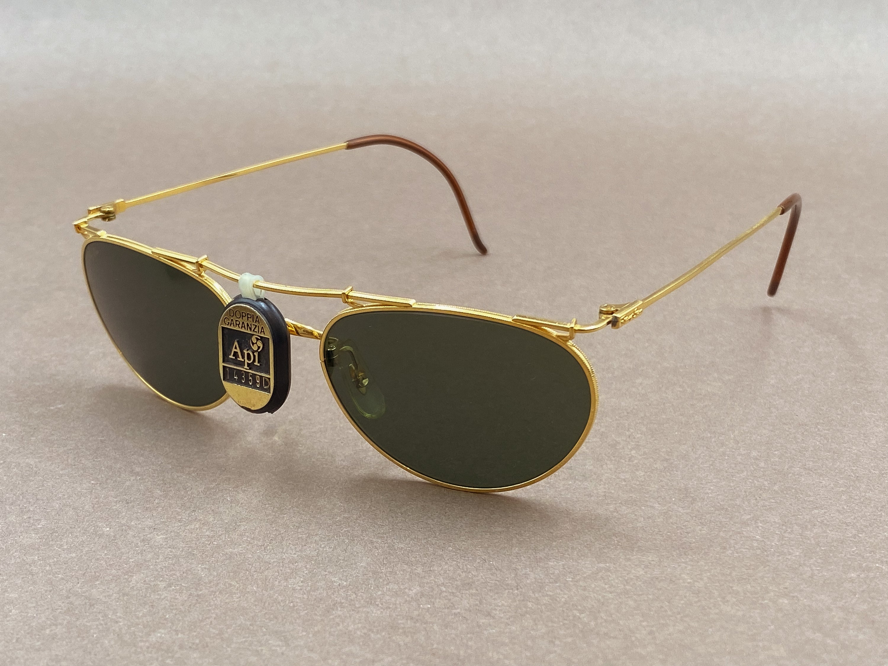 Ray-Ban W1759 Deco Metals Wrap 90s vintage sunglasses