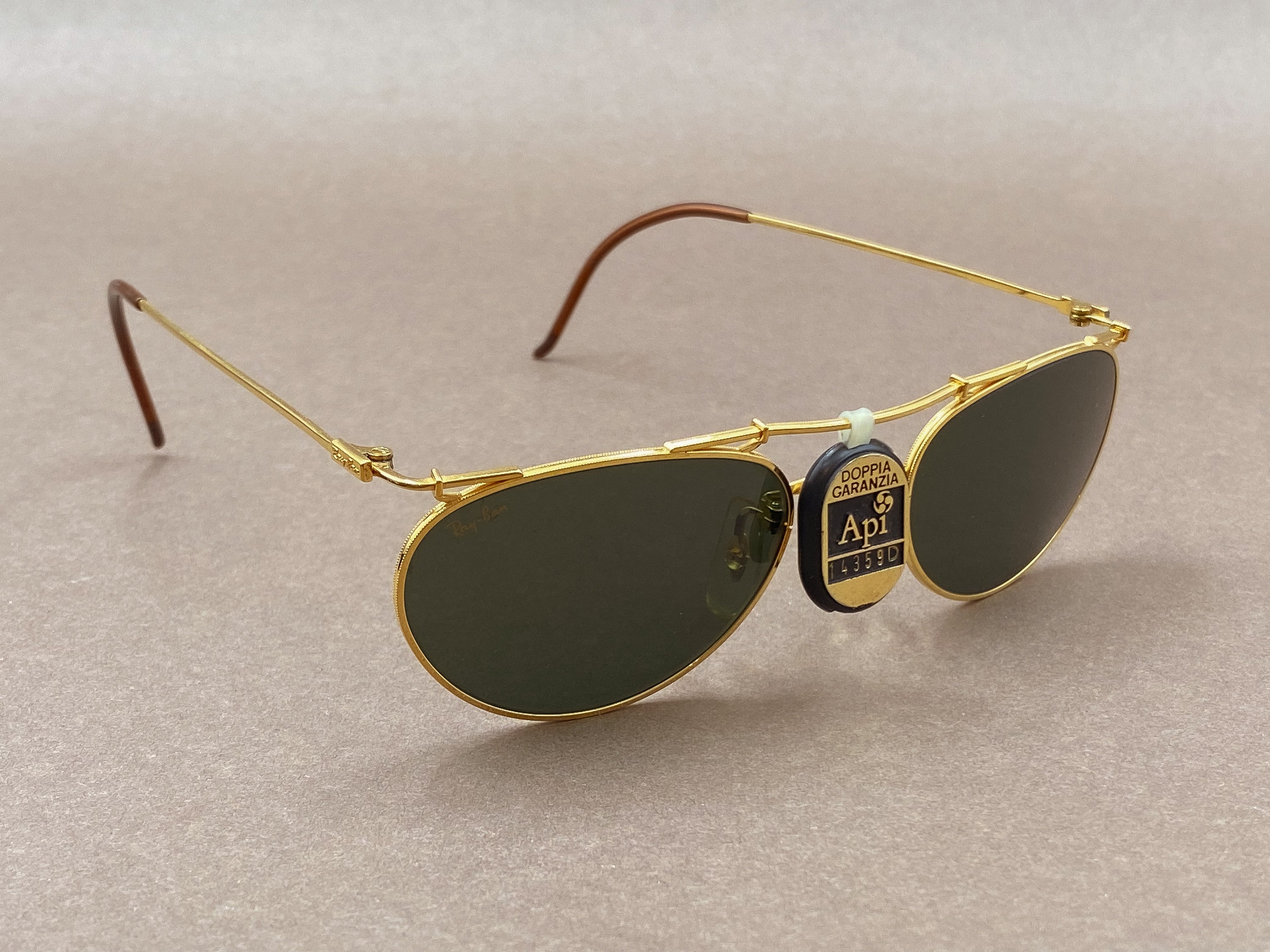 Ray-Ban W1759 Deco Metals Wrap 90s vintage sunglasses