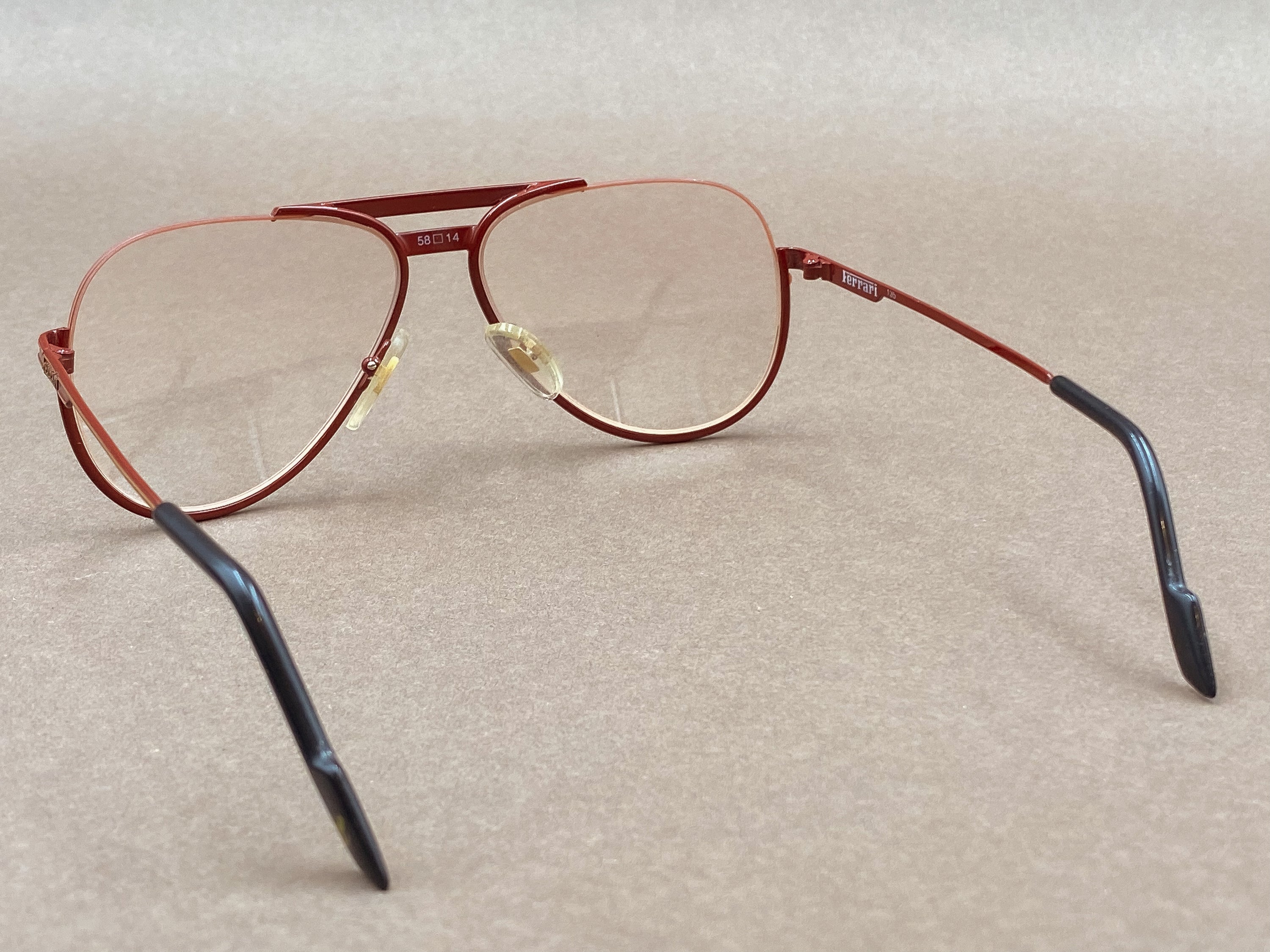 Ferrari F3 80s vintage glasses