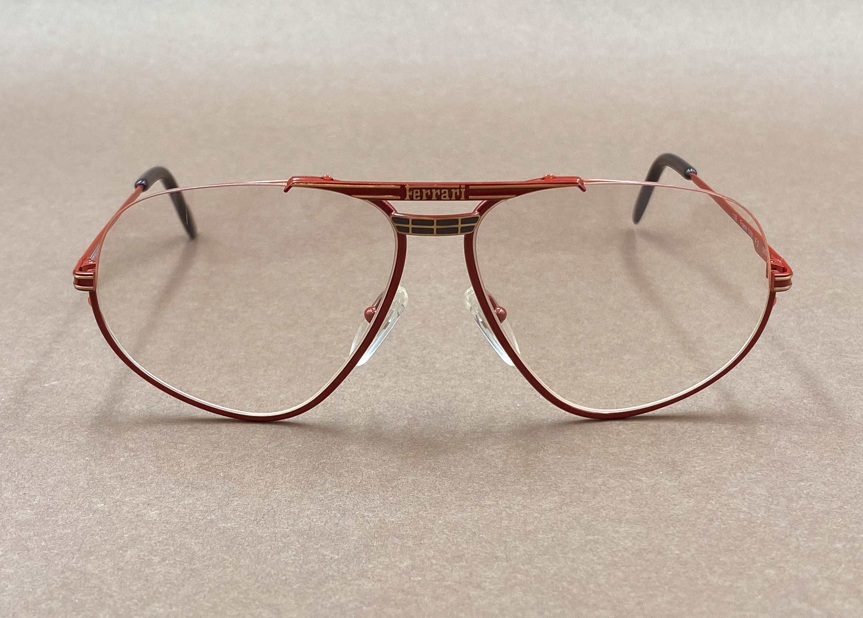 Ferrari F2 80s vintage glasses