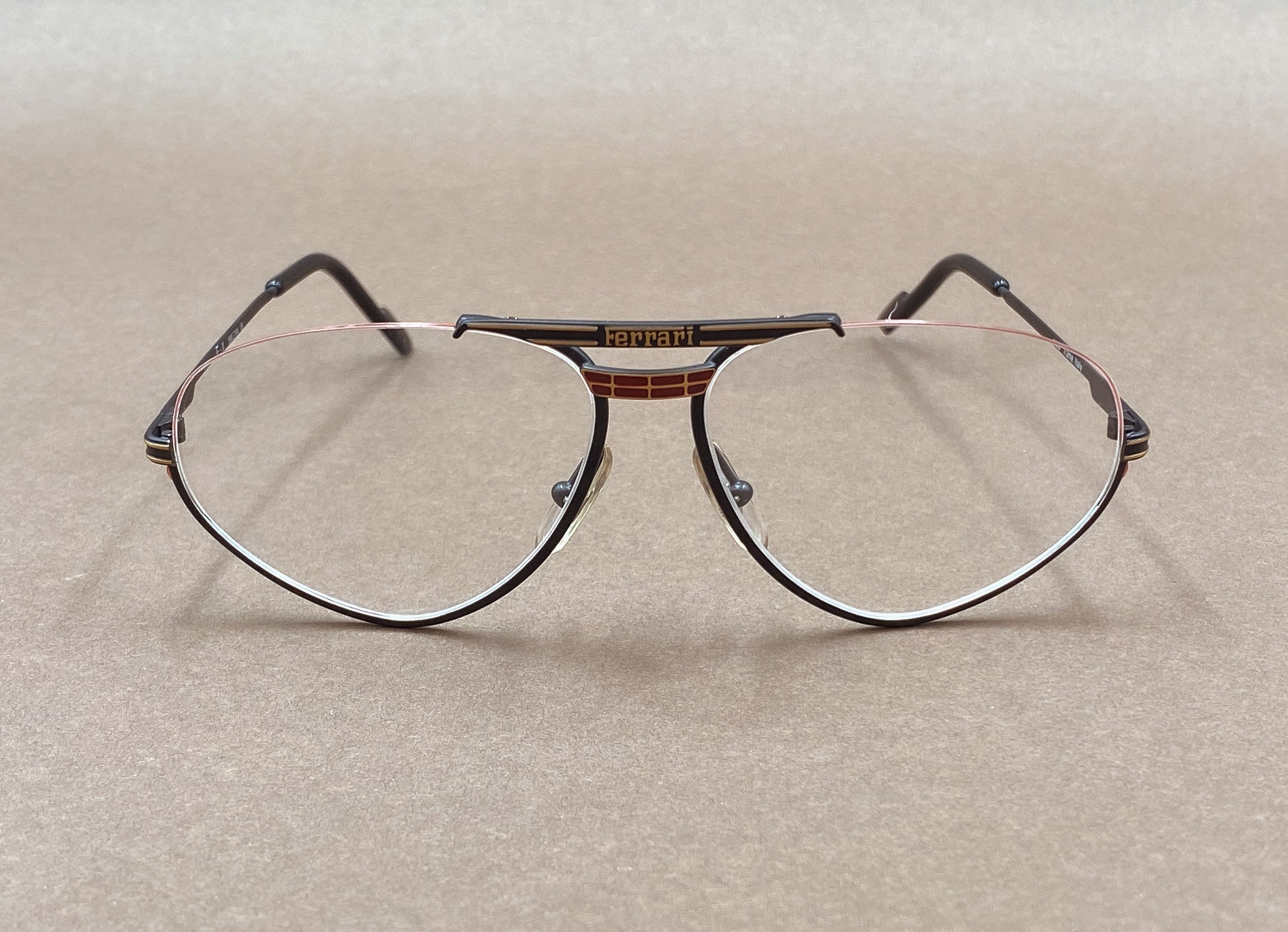 Ferrari F1 80s vintage glasses