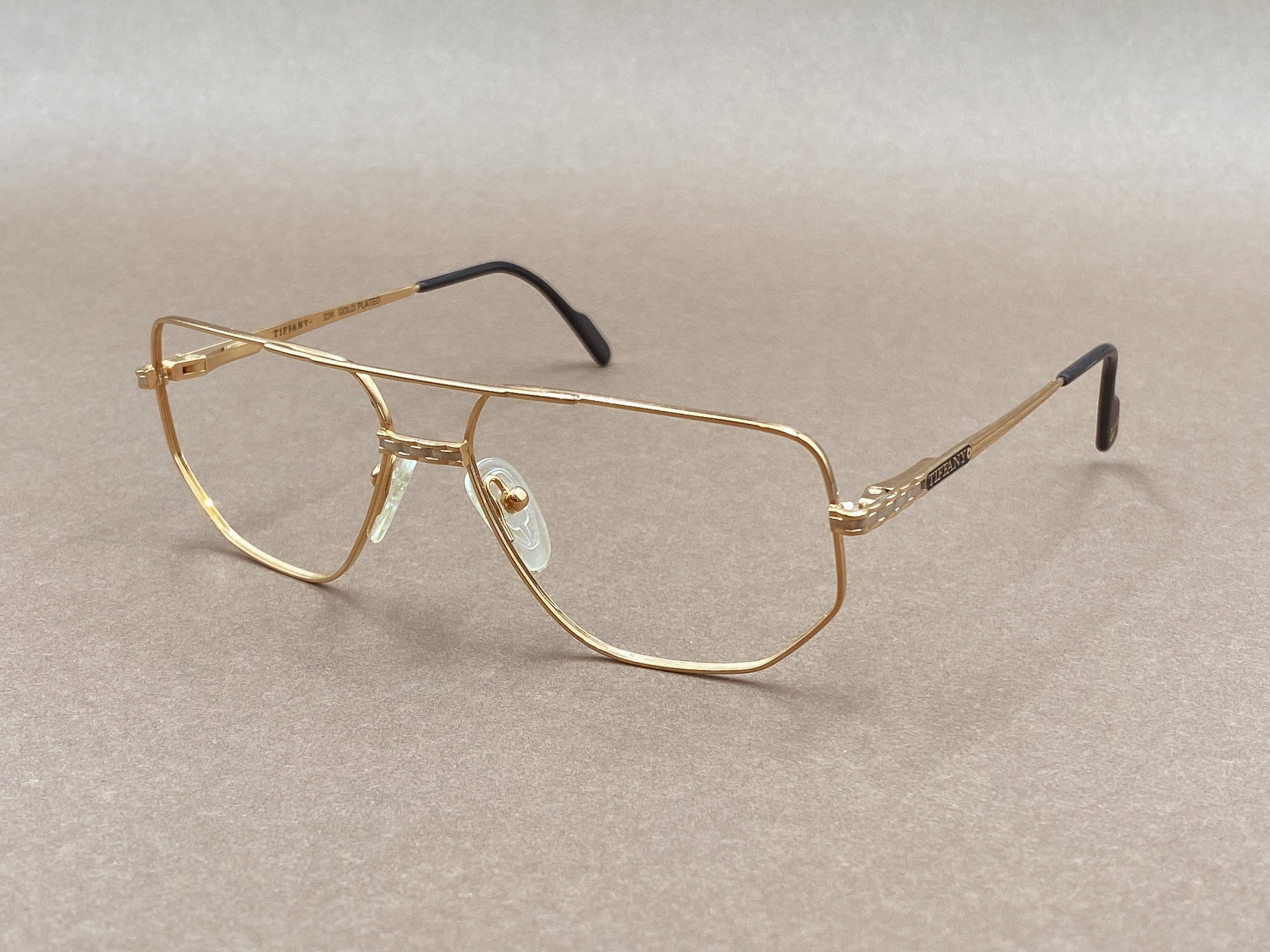 Tiffani T60 gold plated vintage glasses