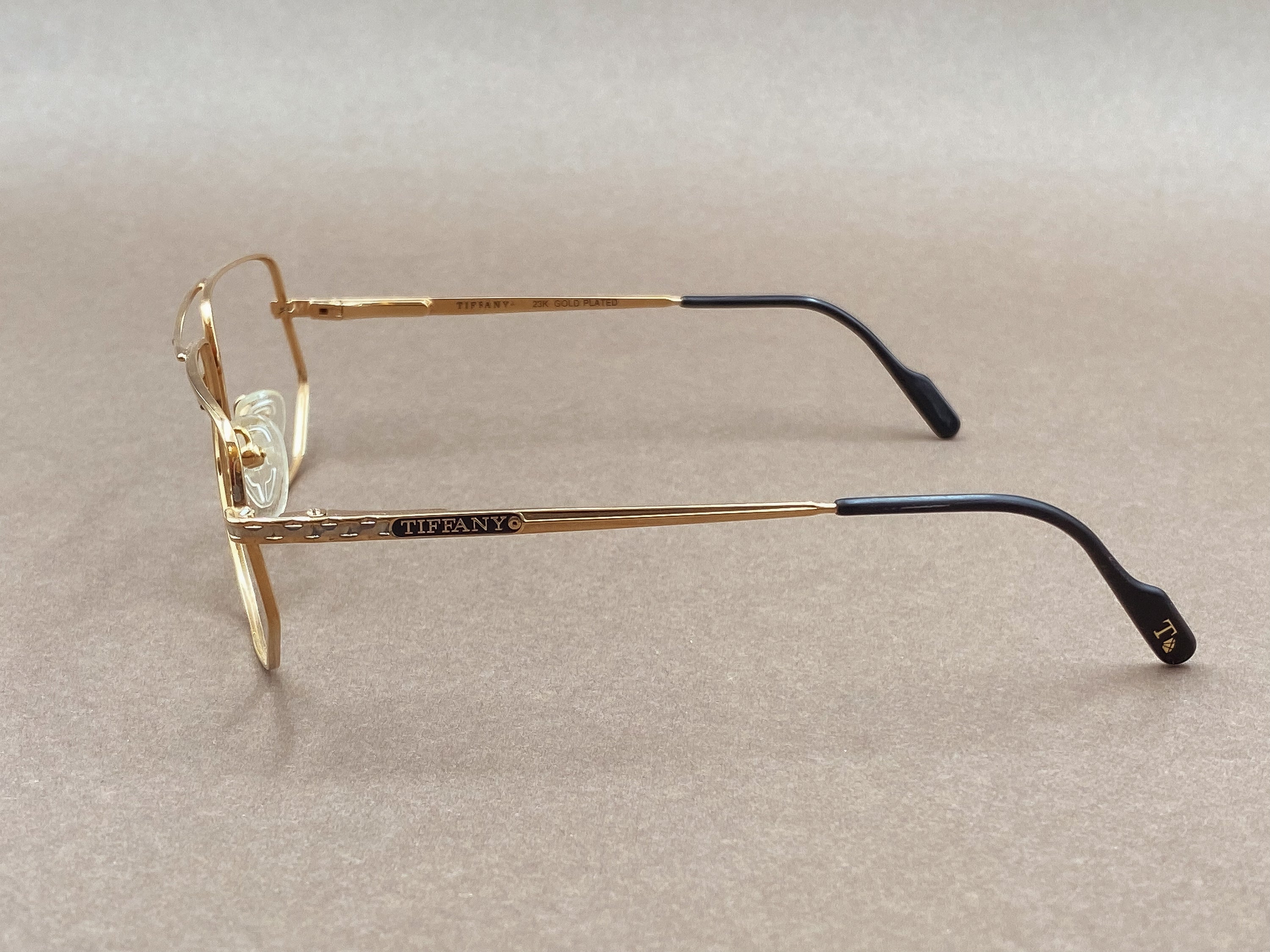 Tiffani T60 gold plated vintage glasses