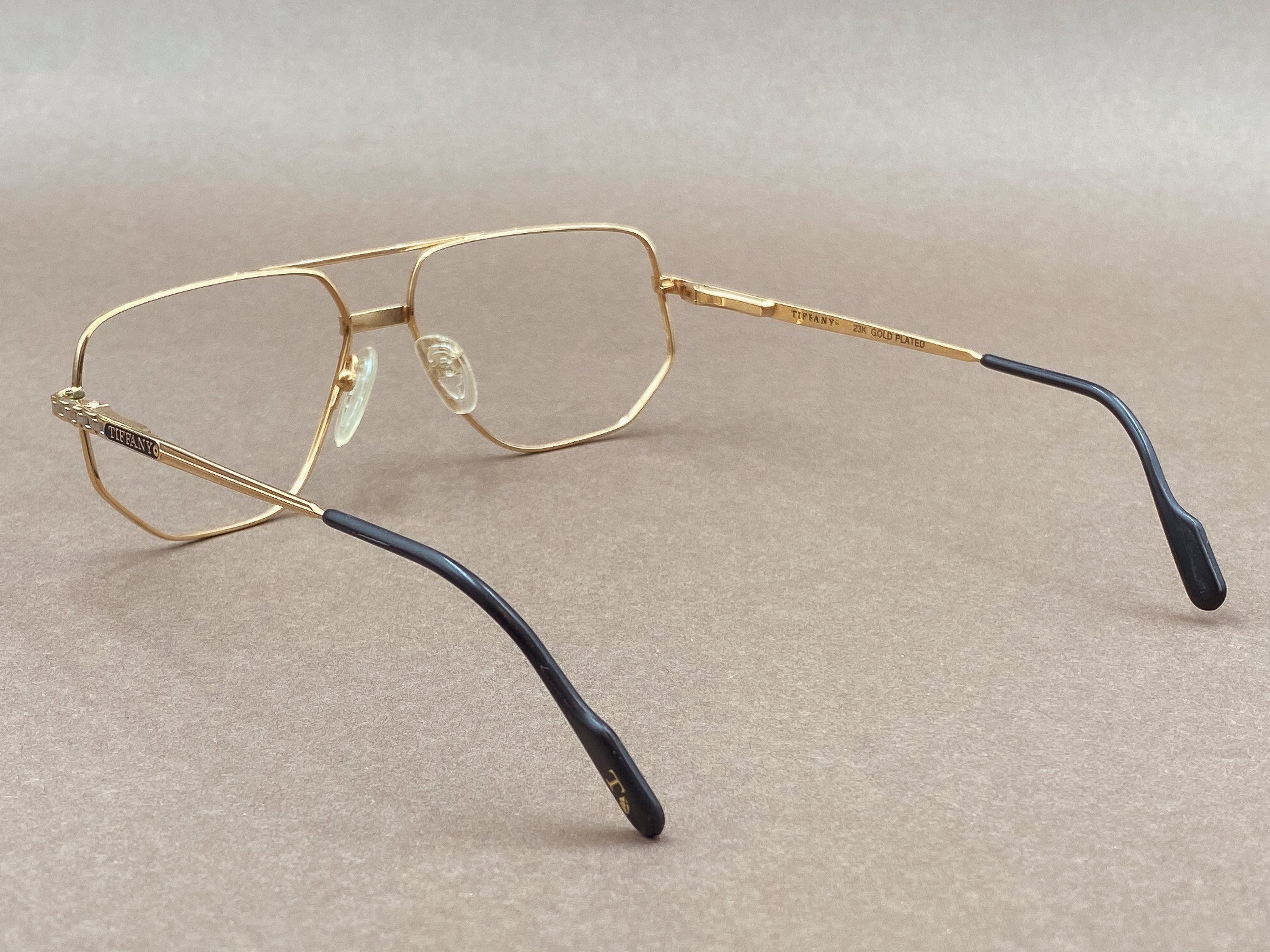 Tiffani T60 gold plated vintage glasses