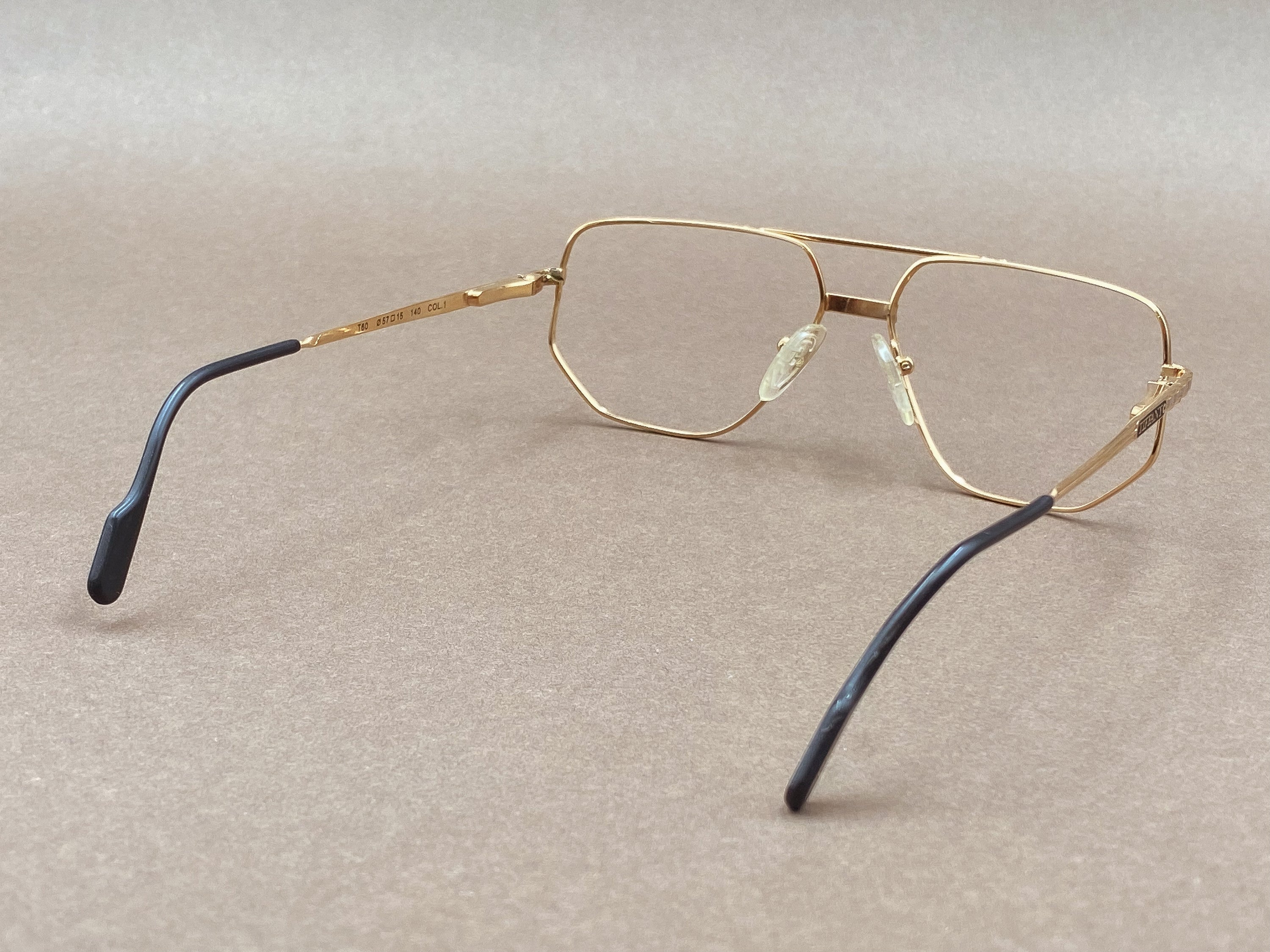 Tiffani T60 gold plated vintage glasses