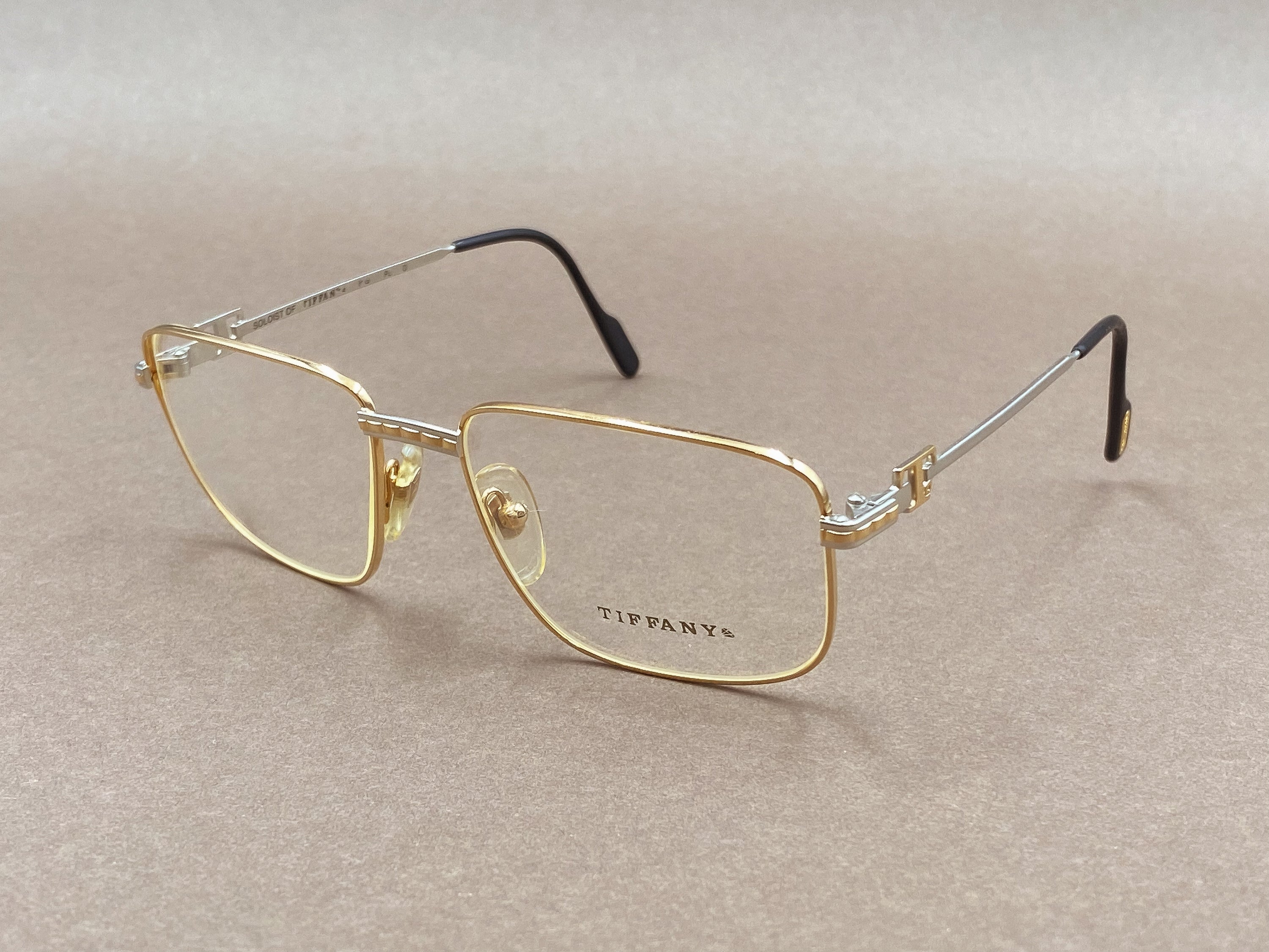 Soloist by Tiffany T2/01 gold plated vintage glasses