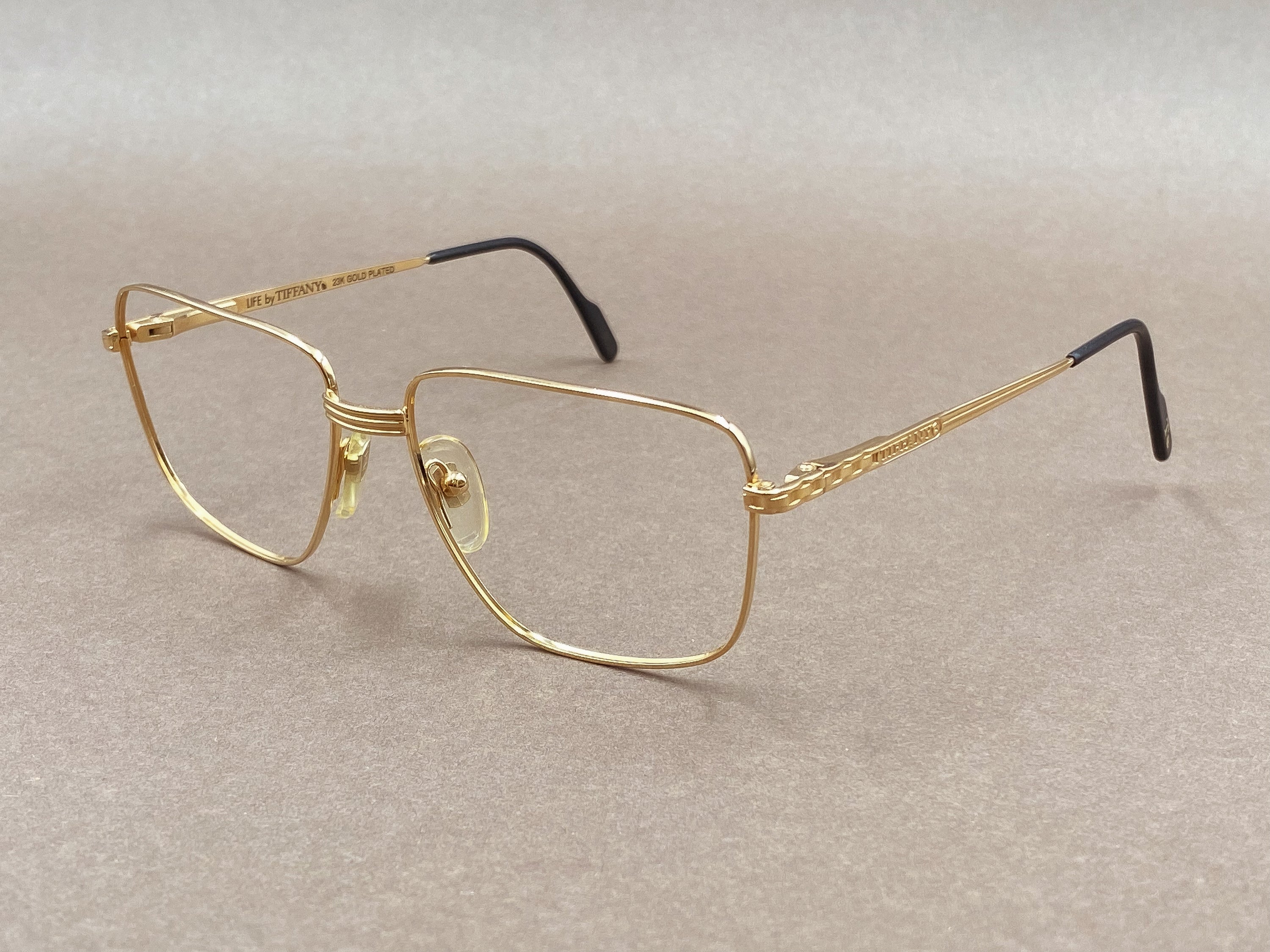 Tiffani T125 gold plated vintage glasses