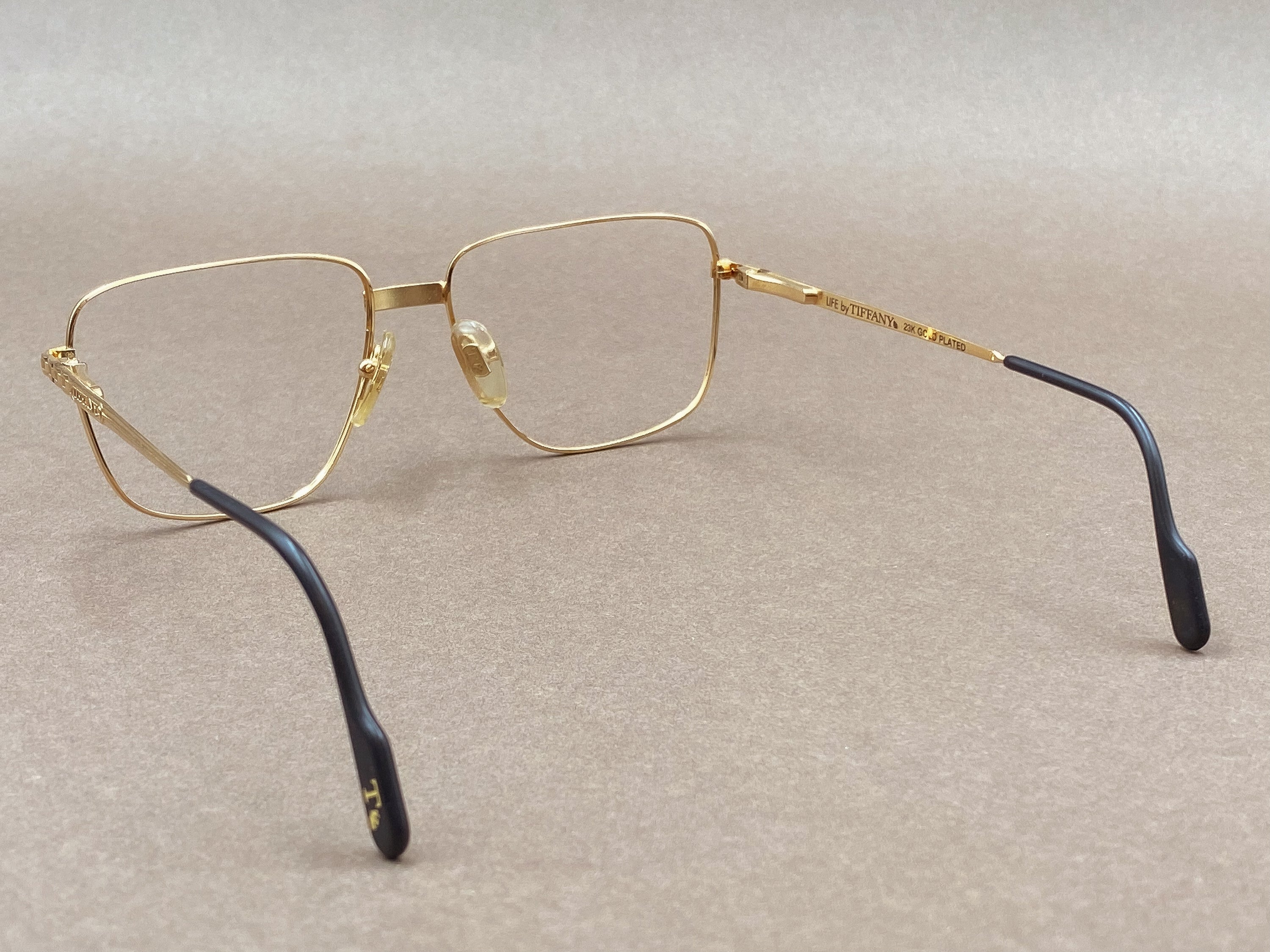 Tiffani T125 gold plated vintage glasses