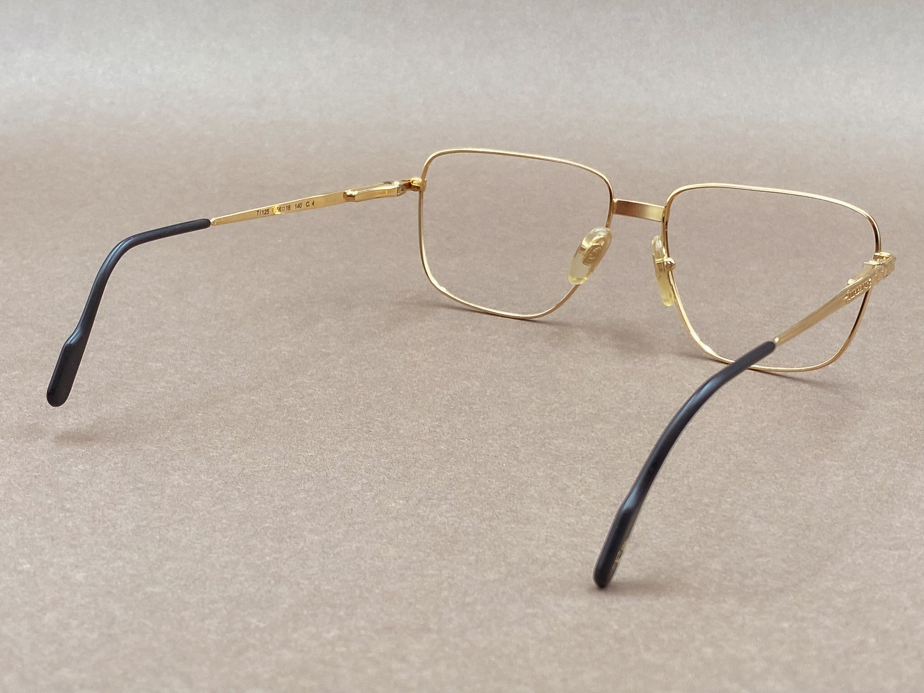 Tiffani T125 gold plated vintage glasses