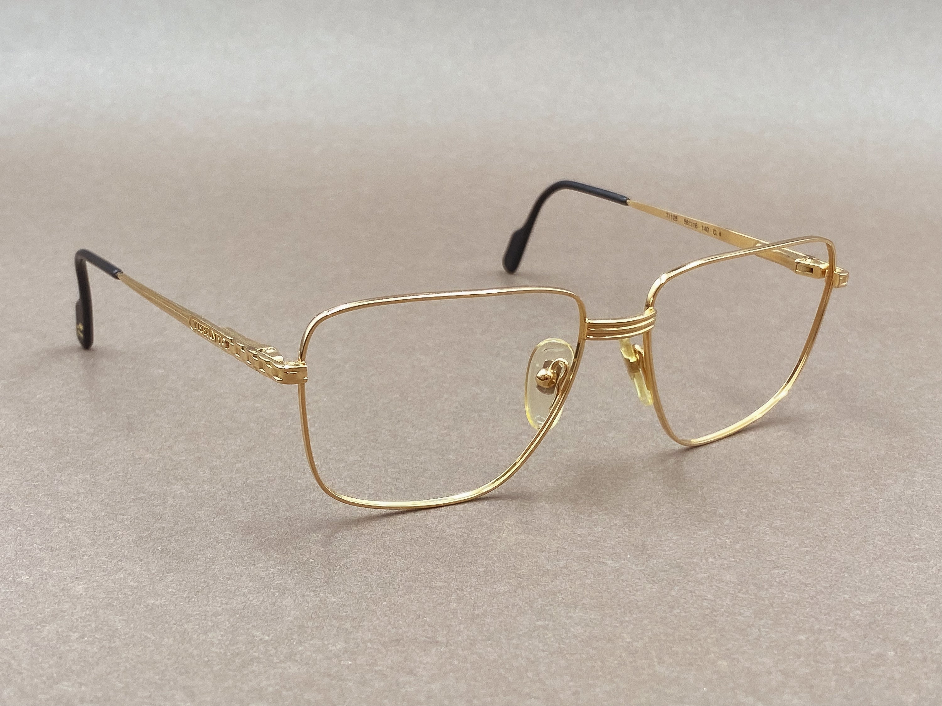 Tiffani T125 gold plated vintage glasses