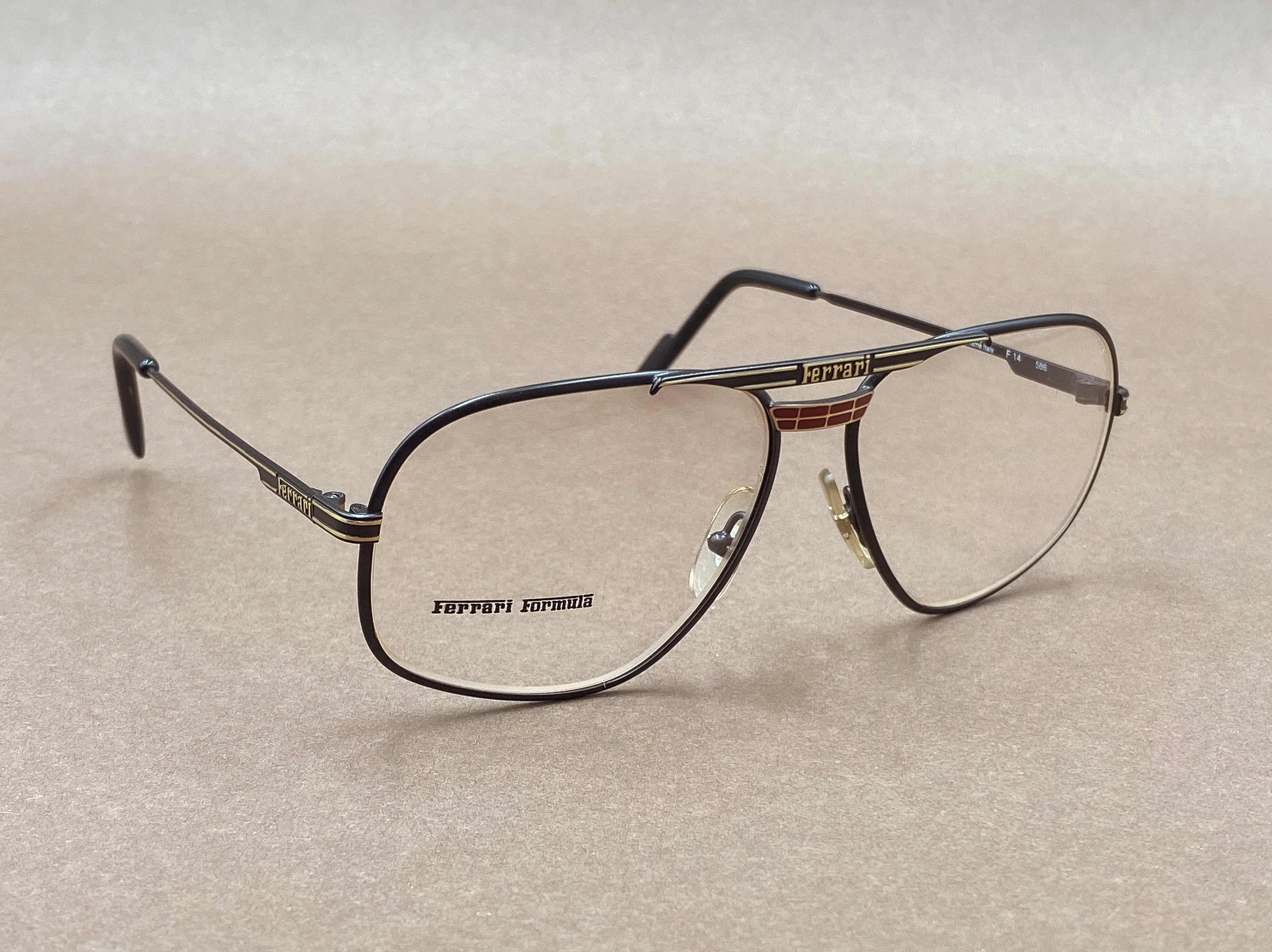 Ferrari F 14 80s vintage glasses