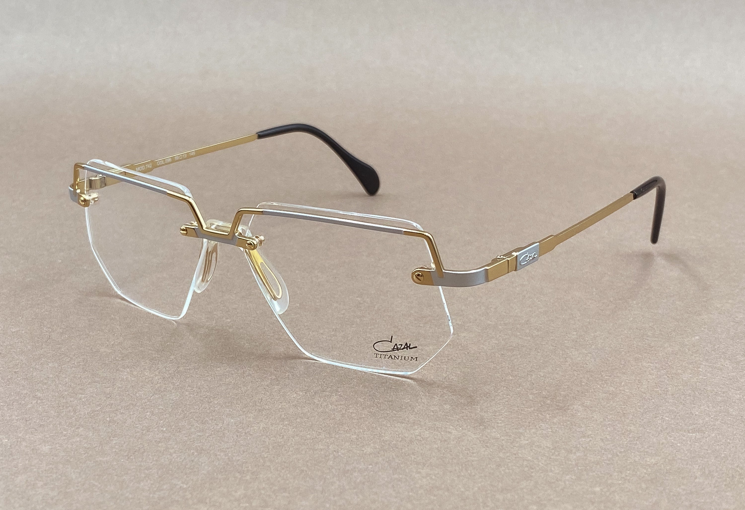 Cazal 742 titanium glasses